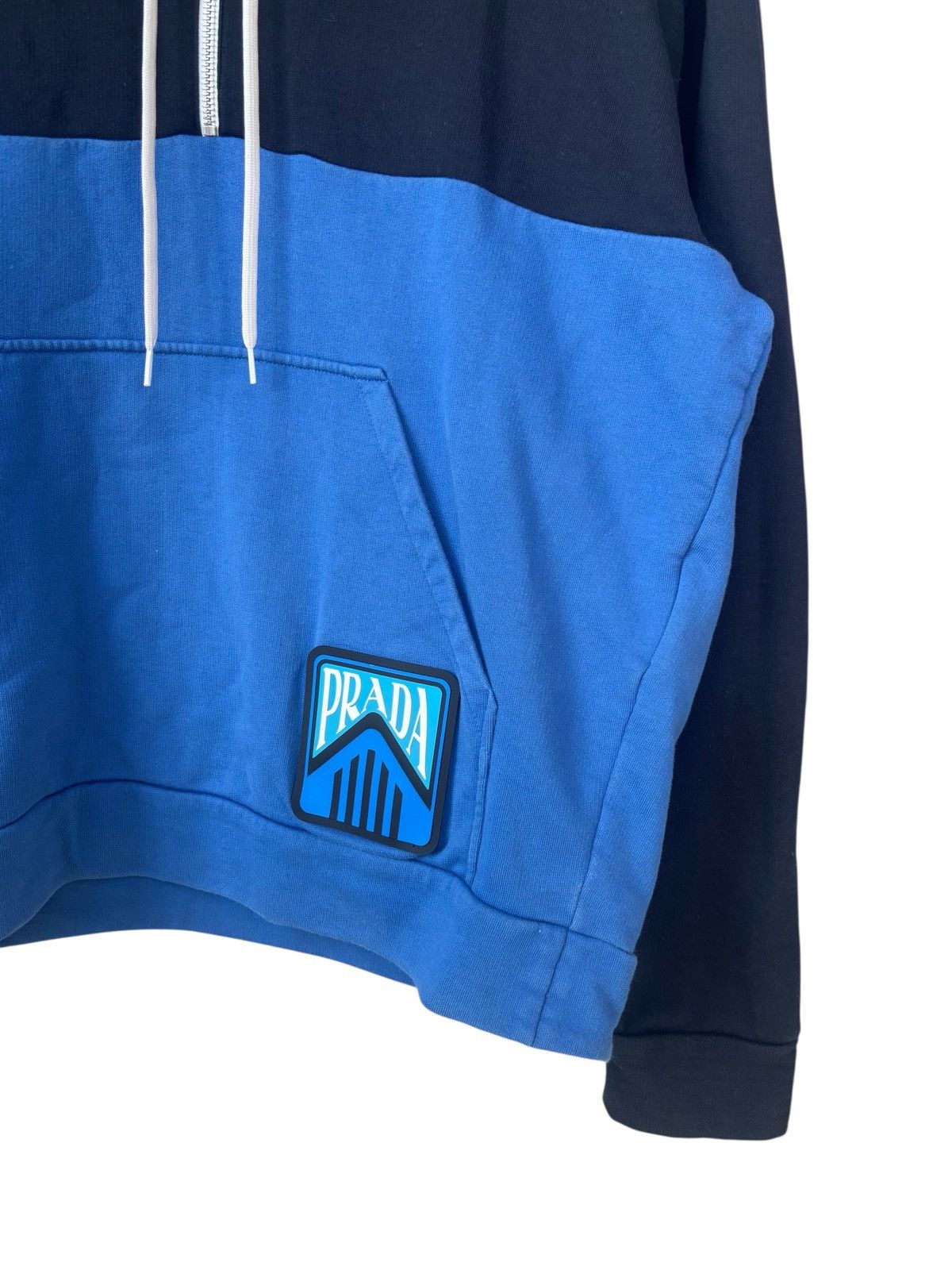 Prada Prada Quarter Zip Hoodie Size US XL / EU 56 / 4 - 3 Thumbnail