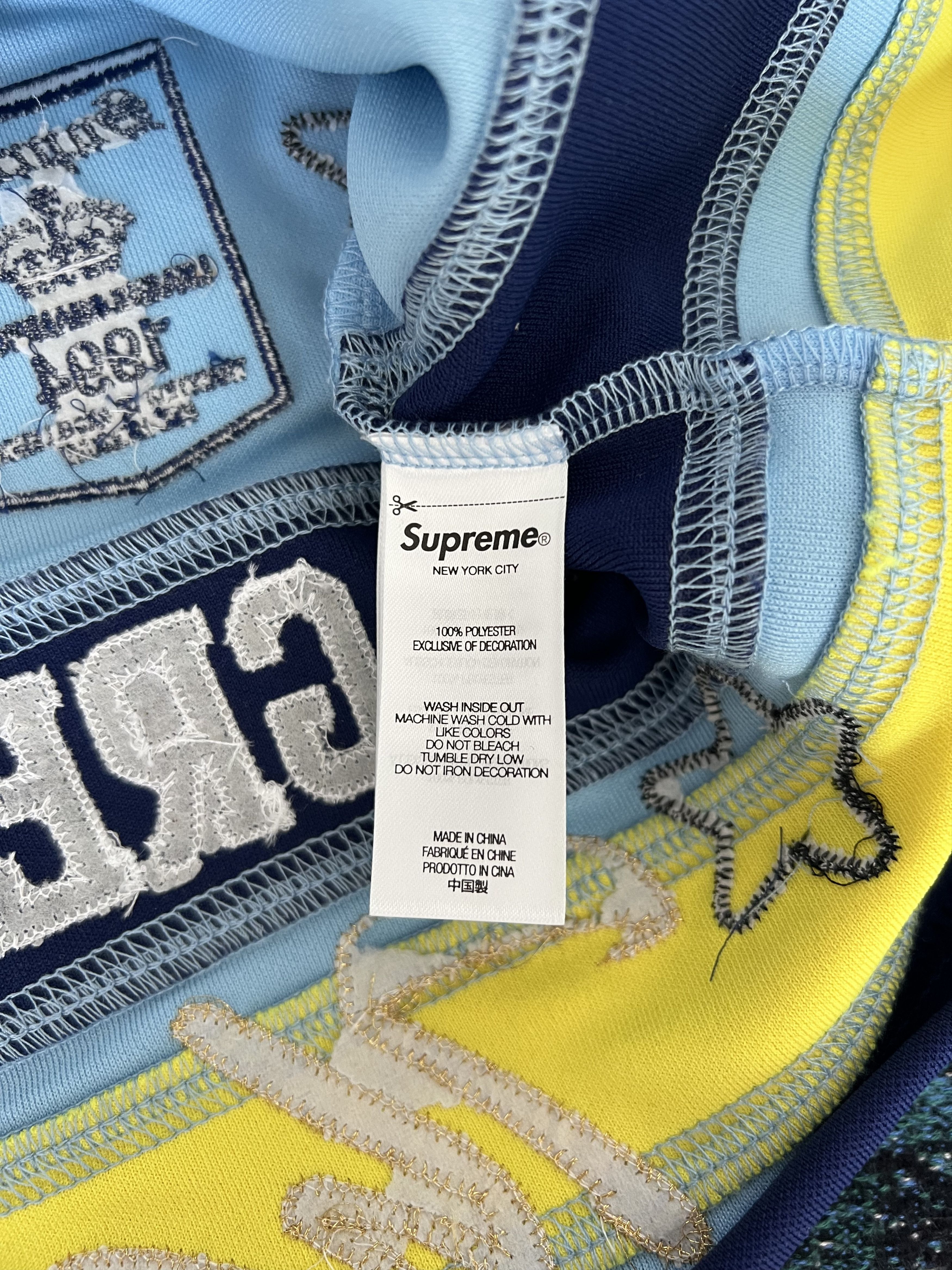 Supreme Supreme Fire & Ice Hockey Jersey in Light Blue Size US L / EU 52-54 / 3 - 9 Thumbnail