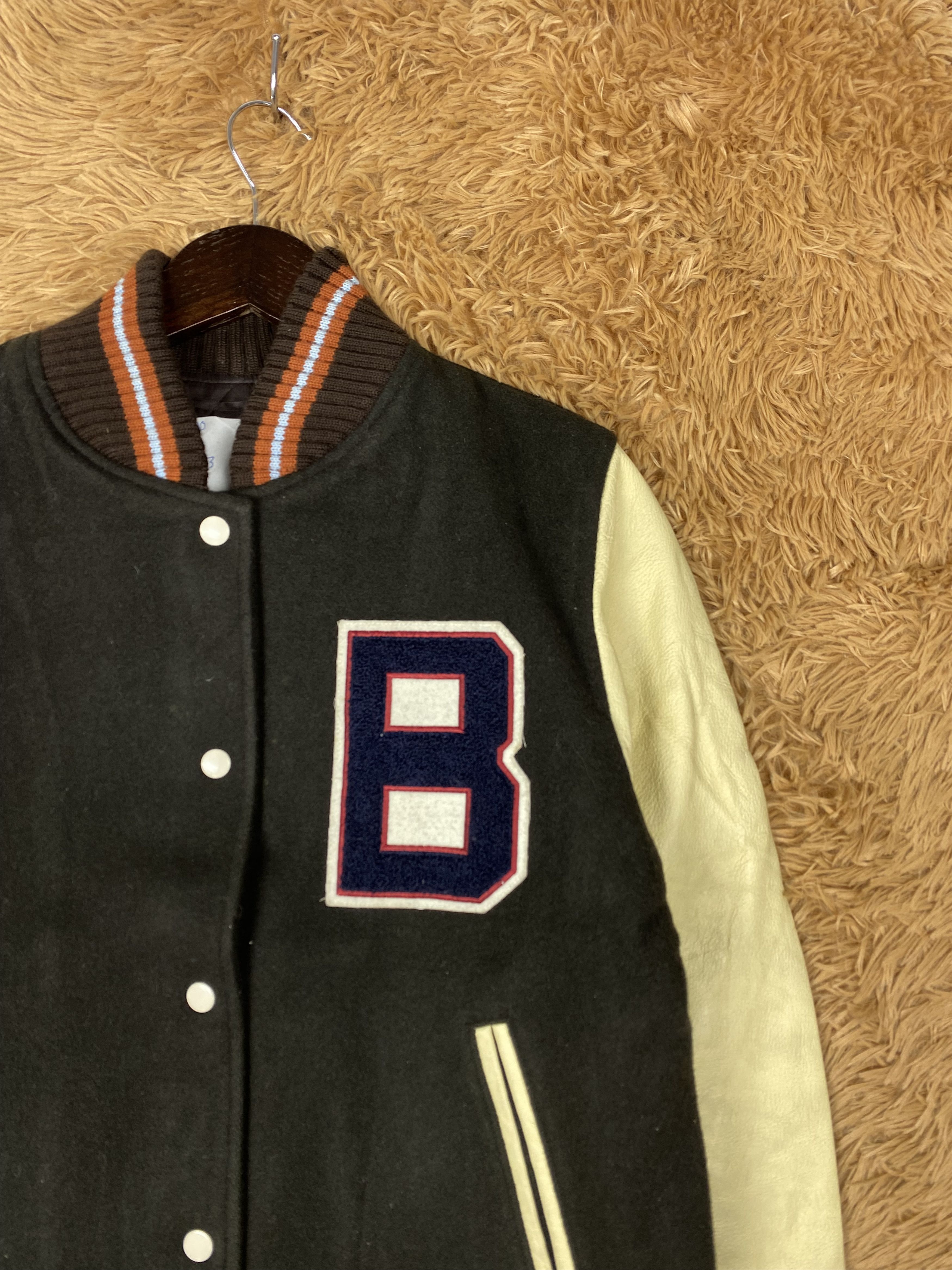 Vintage Vintage Comme Ca Boys Leather Sleeve Varsity Jacket DJ0300 Size US M / EU 48-50 / 2 - 3 Thumbnail