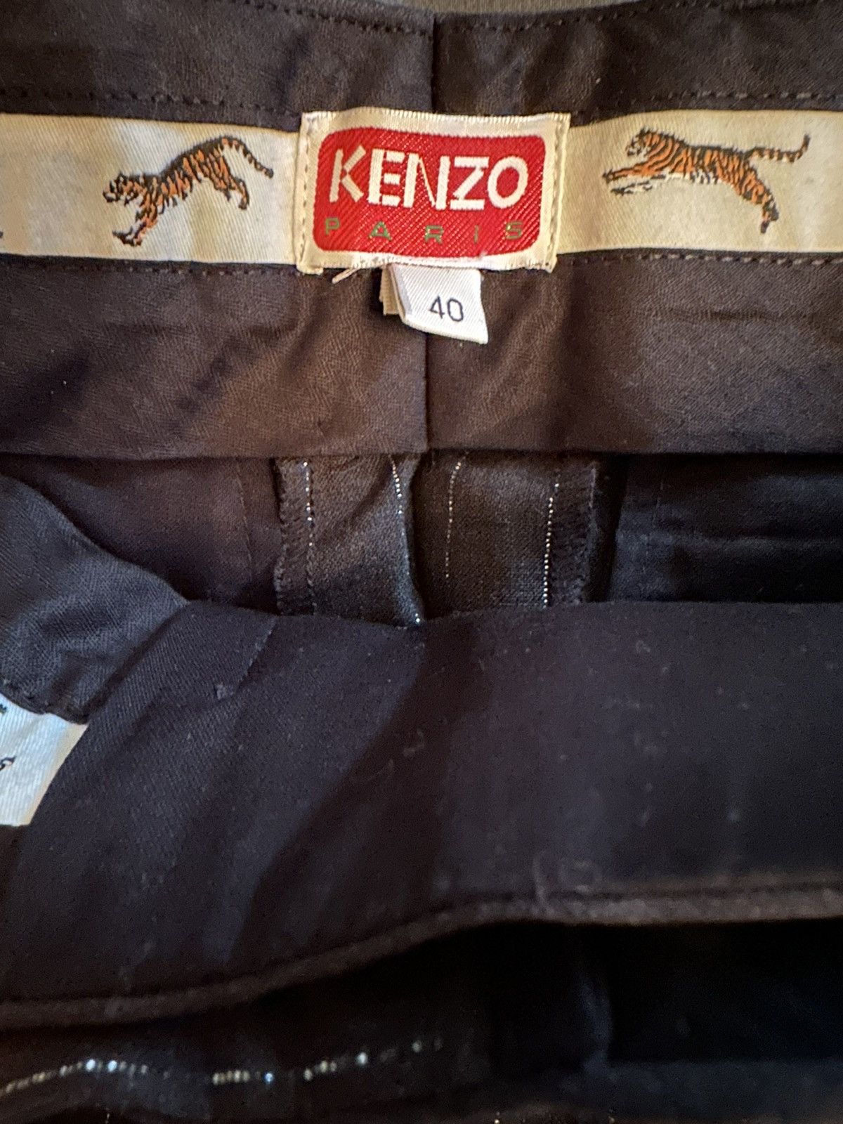 Kenzo KENZO Striped wool tuxedo pants Size US 30 / EU 46 - 4 Thumbnail