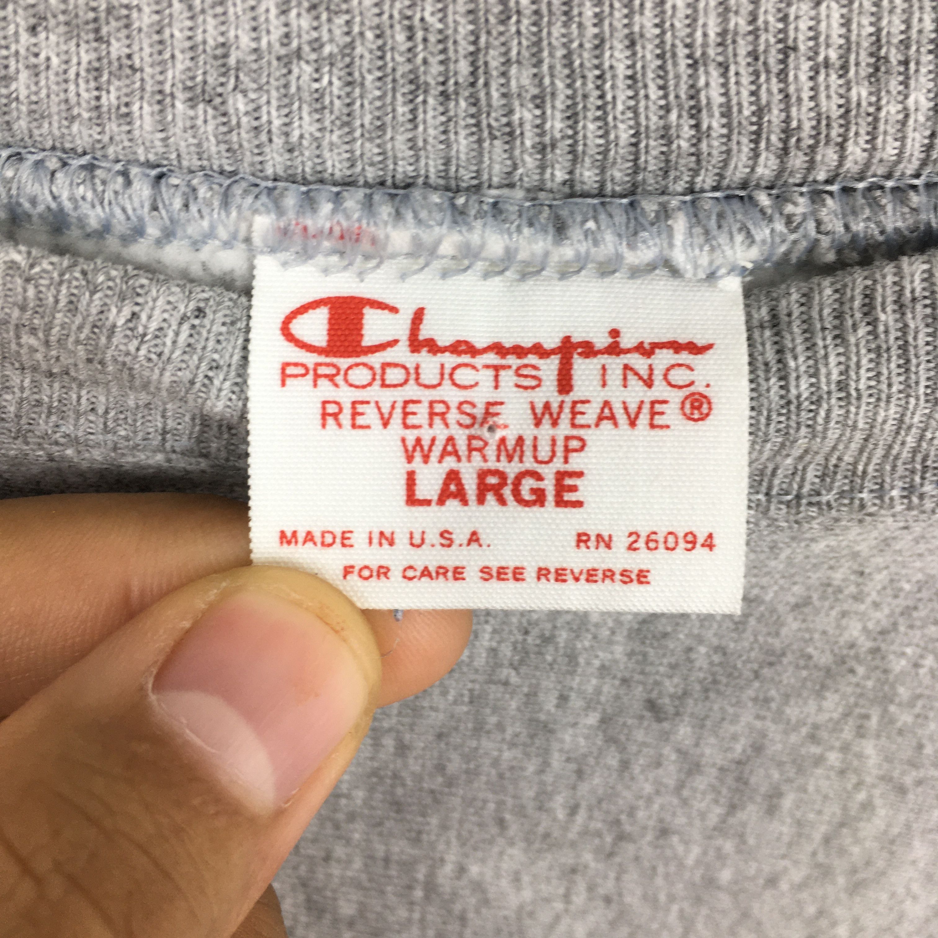 Champion × Vintage Vintage 80s Champion Reverse Weave Army Sweatshirt Large Size US L / EU 52-54 / 3 - 5 Thumbnail