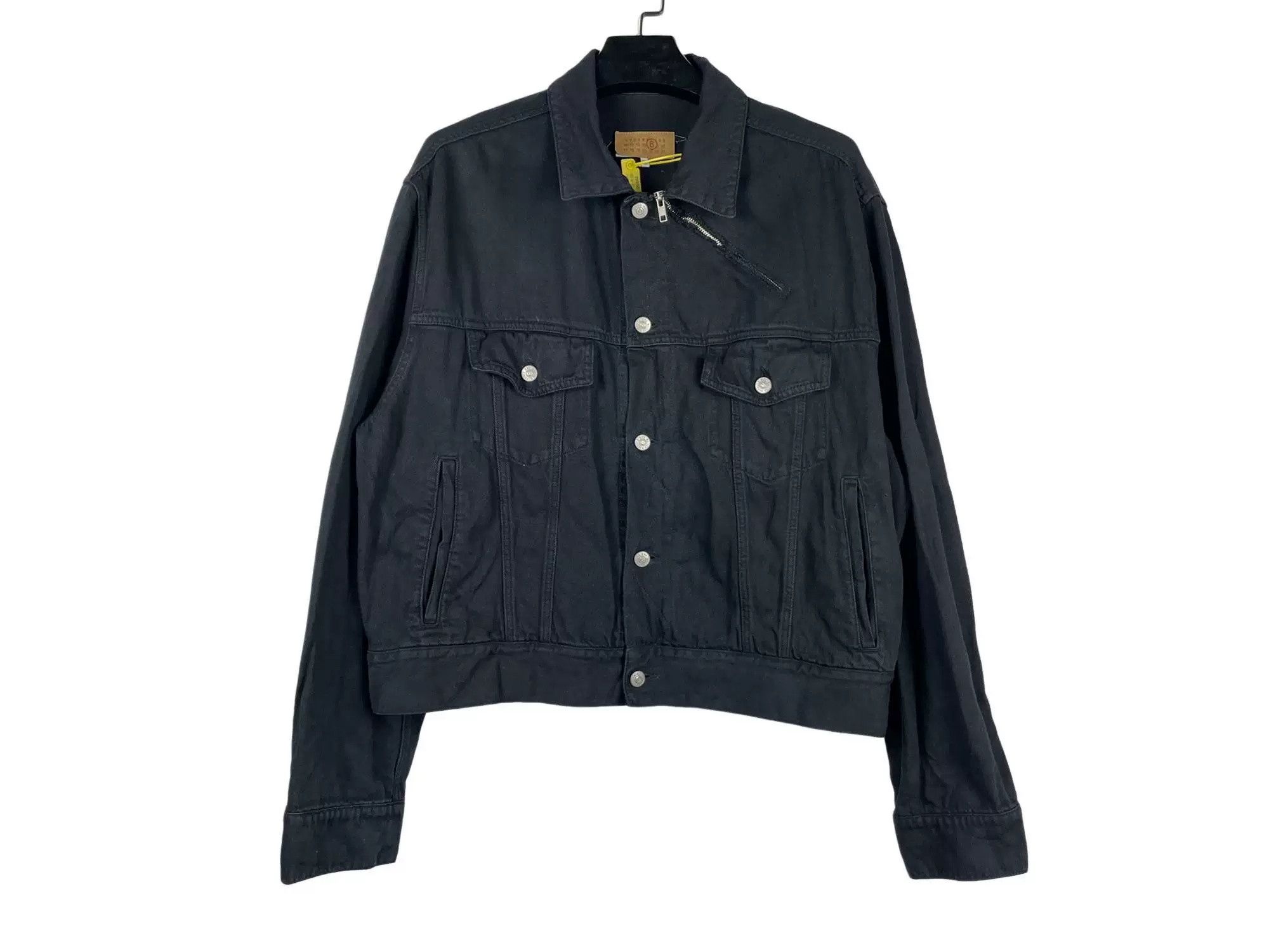 Maison Margiela Maison Margiela MM6 Zip Collar Denim Jacket Size US S / EU 44-46 / 1 - 1 Thumbnail
