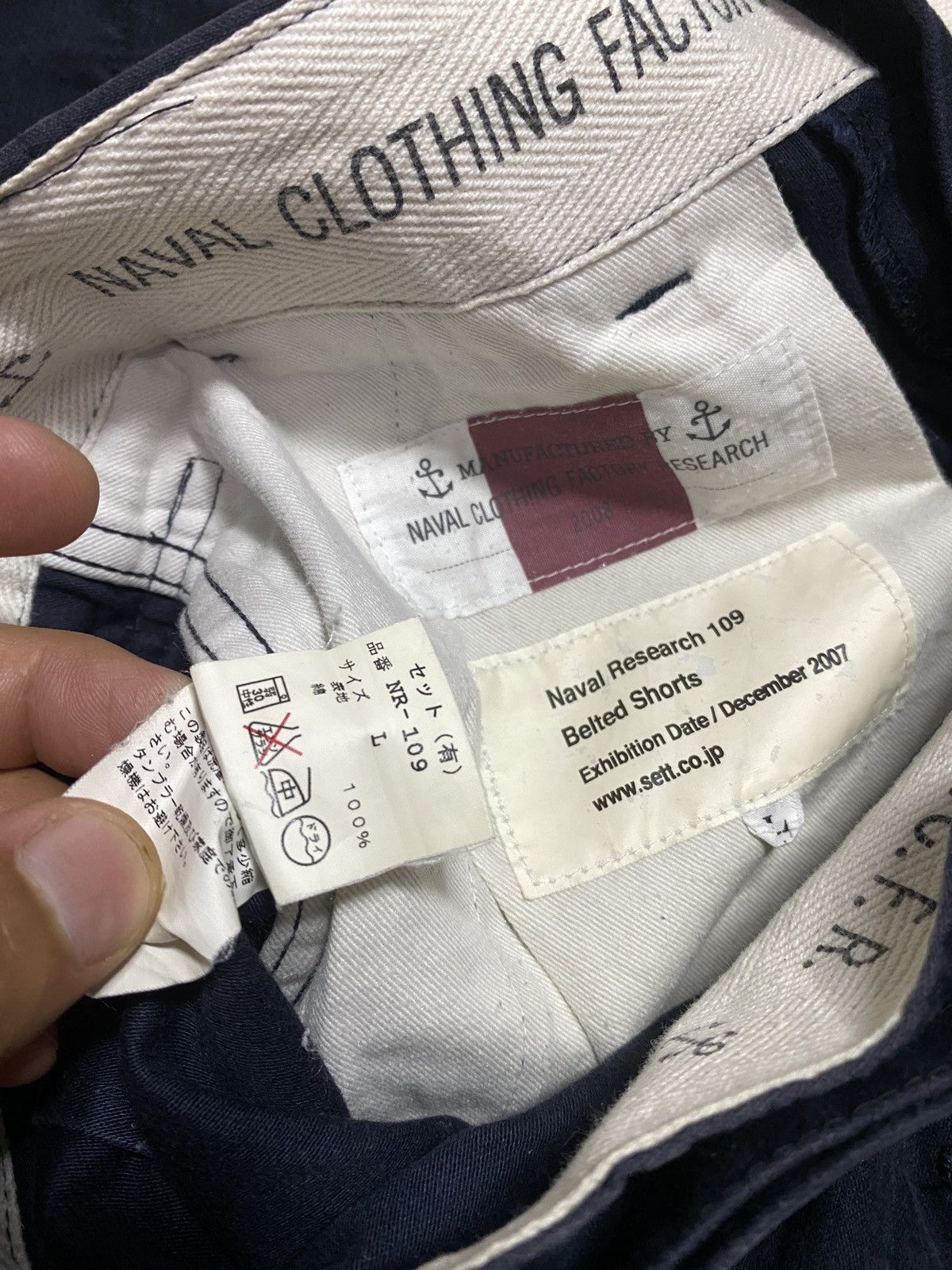 General Research × Japanese Brand × Naval Clothing Factory Vintage Naval Research 109 Belted Shorts Size US 32 / EU 48 - 5 Thumbnail