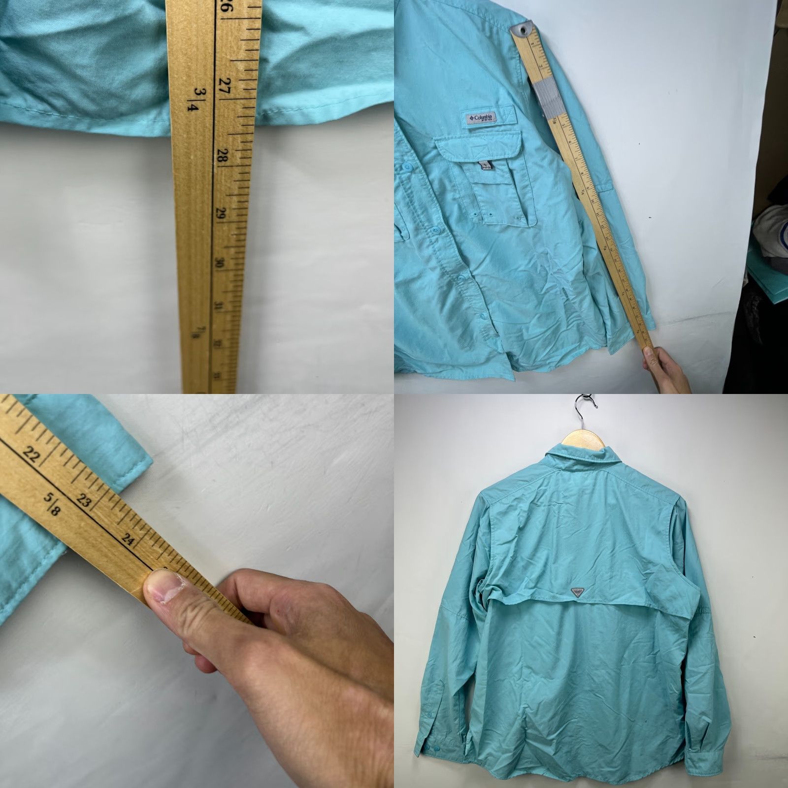 Vintage VINTAGE Columbia PFG Outdoors Button-Up Short Sleeve Shirt M Blue Western Mens Size US M / EU 48-50 / 2 - 8 Thumbnail