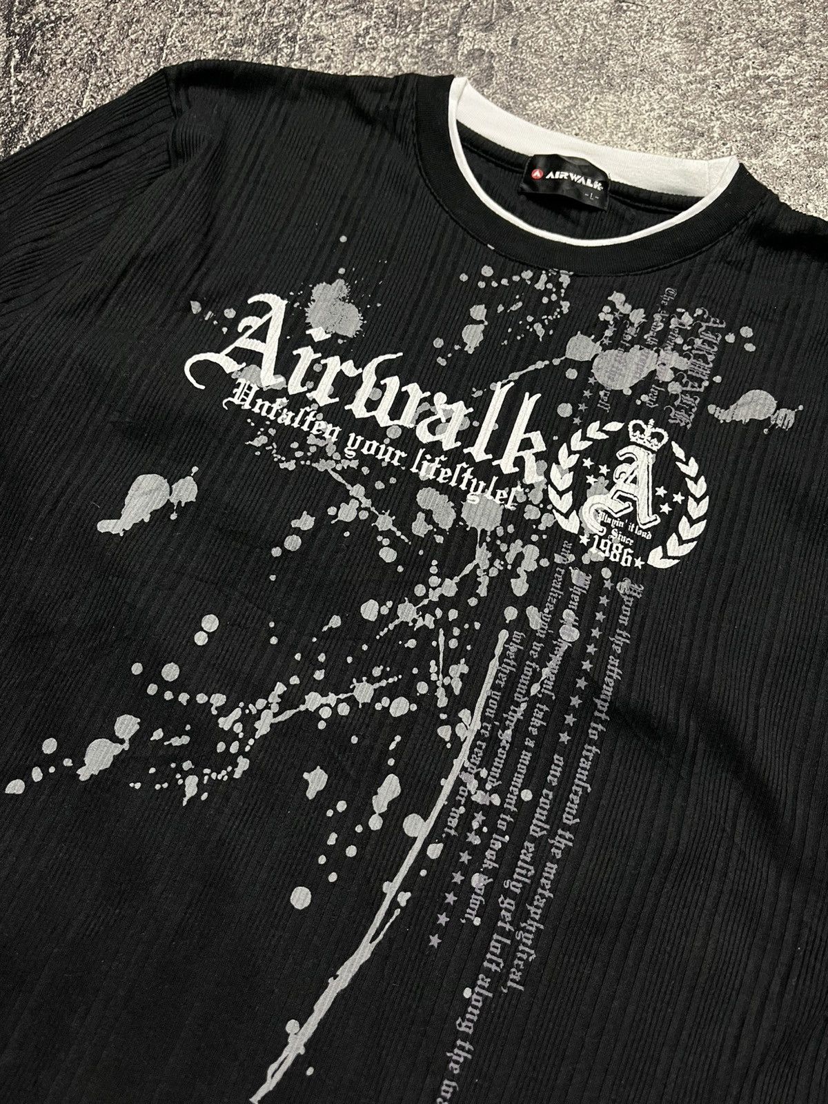 Airwalk Vintage Airwalk y2k Black T-Shirts Size US M / EU 48-50 / 2 - 2 Thumbnail