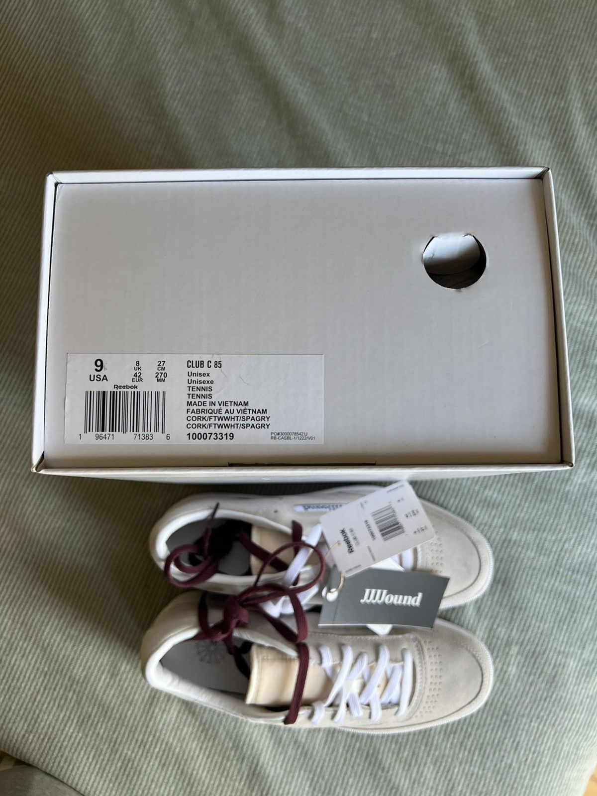 JJJJound × Reebok Jjjjound x Reebok Club C 85 - 'Cork' Size US 9 / EU 42 - 7 Thumbnail