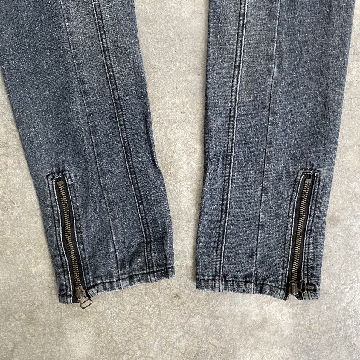 Balmain 2000’s Balmain Paris “Padded” Knee Biker Denim Jeans Size US 34 / EU 50 - 19 Thumbnail