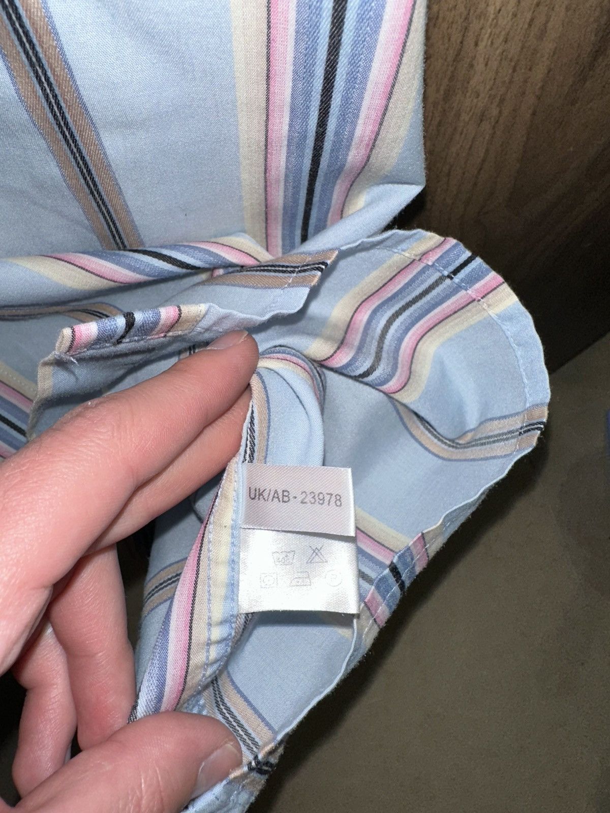 Yves Saint Laurent Yves Saint Laurent Vintage Shirt with Collar Logo Size US L / EU 52-54 / 3 - 6 Thumbnail