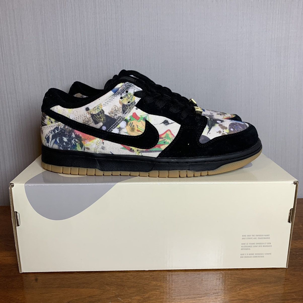 Nike × Supreme Supreme Nike SB Dunk Low Rammellzee Size US 10 / EU 43 - 6 Thumbnail