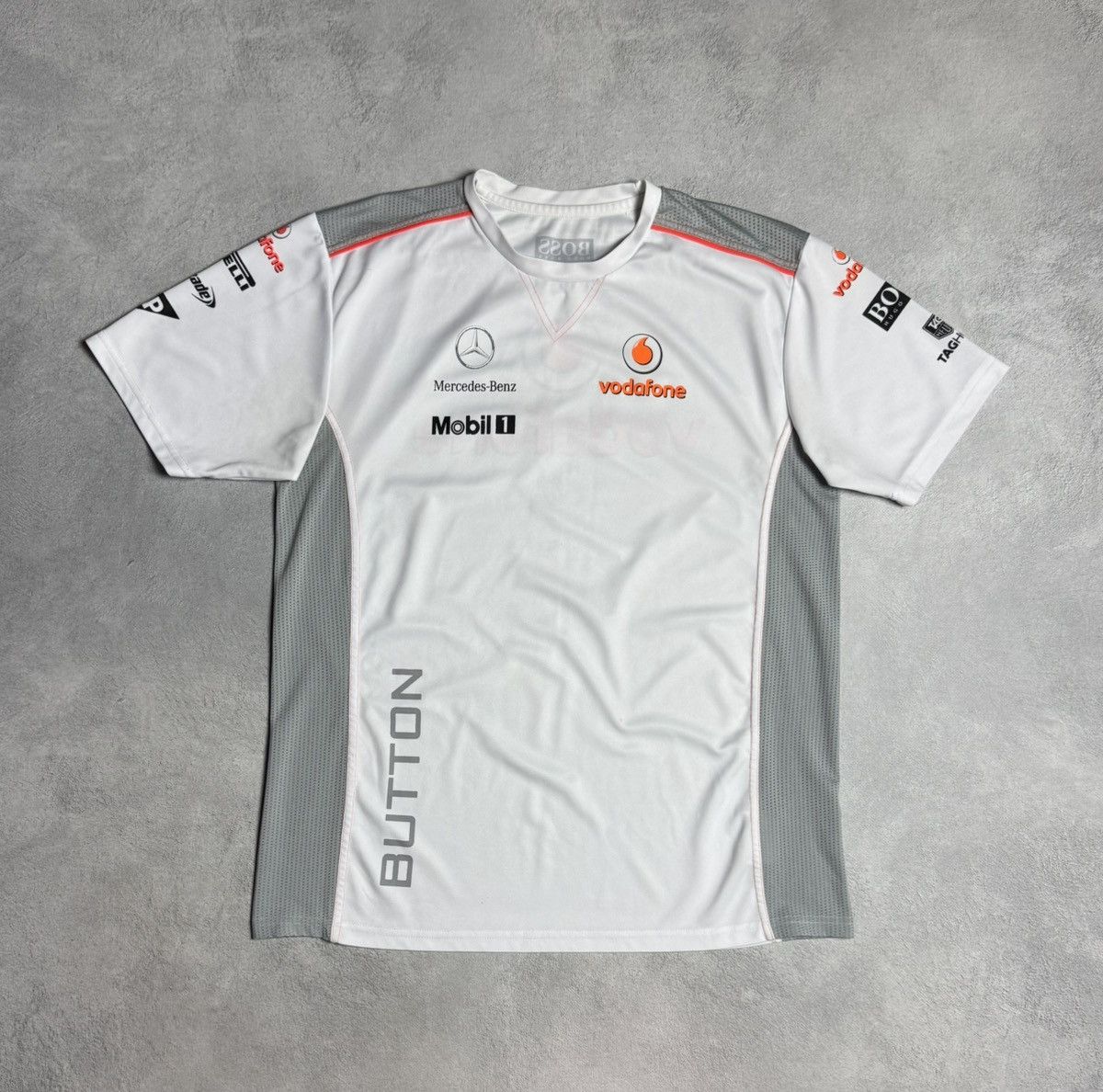 Mercedes-Benz Vodafone Mercedes Benz F1 Racing Team Shirt Jersey Logo Size US L / EU 52-54 / 3 - 1 Thumbnail