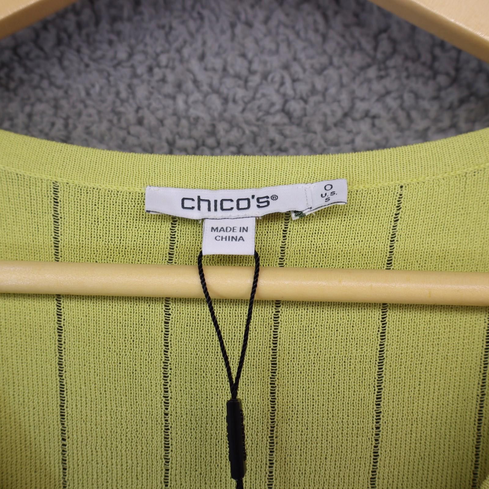 Chicos Chicos Womens Sz 0 Top New gorgeous Green with Rhinestones Size XS / US 0-2 / IT 36-38 - 2 Thumbnail