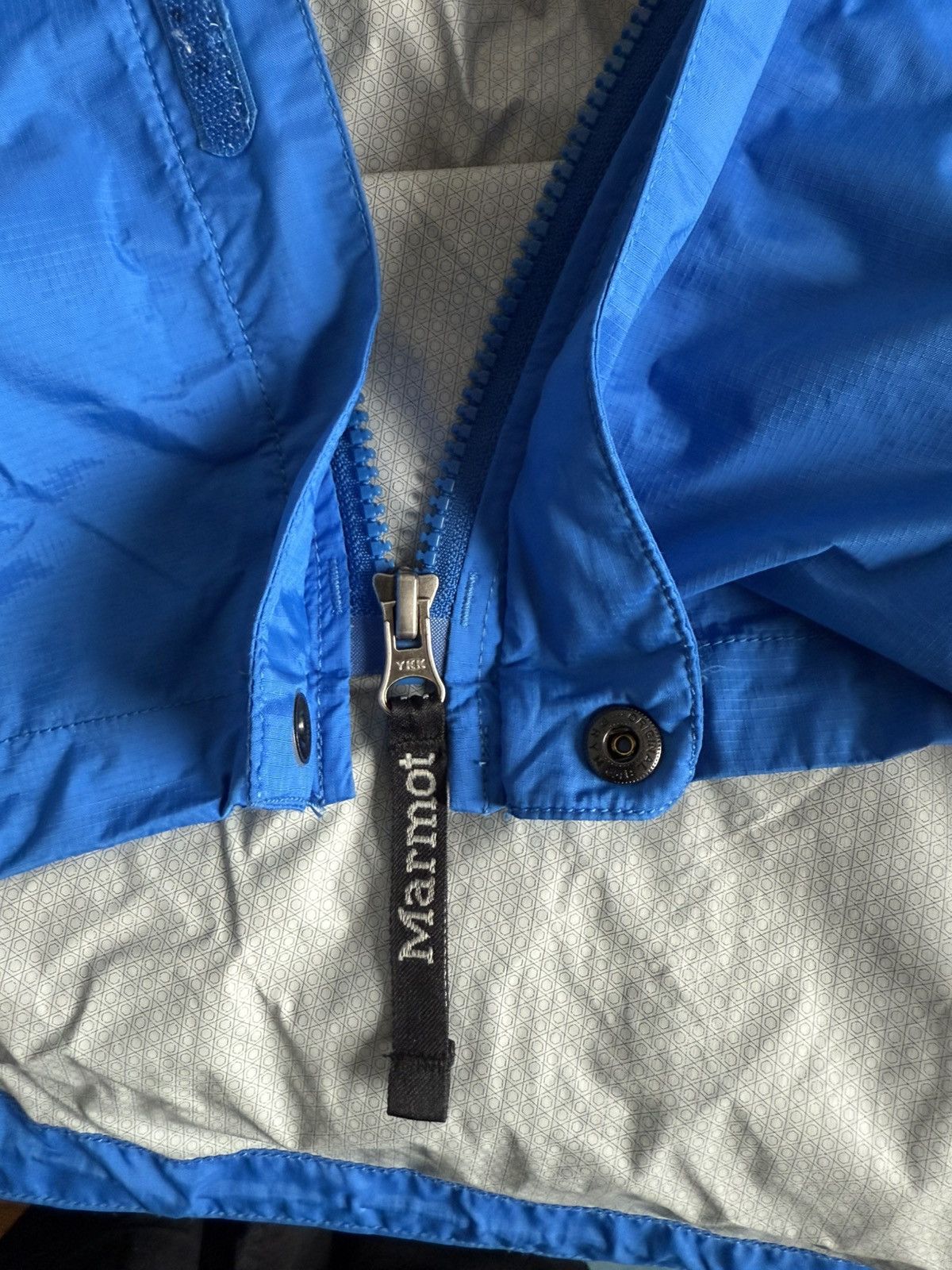Marmot Marmot Rain Jacket Packable Waterproof Nylon Shell Hood Blue Size S / US 4 / IT 40 - 7 Thumbnail
