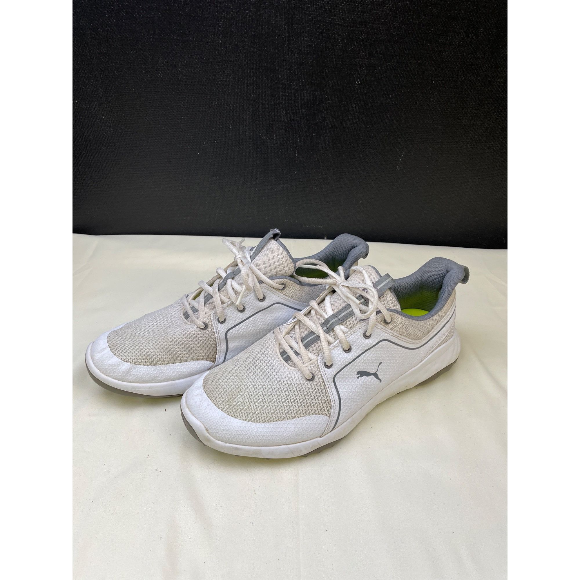 Puma Puma Men's White/Tan Sneakers / Shoes Size 11.5 SKU 5783 Size US 11.5 / EU 44-45 - 2 Thumbnail