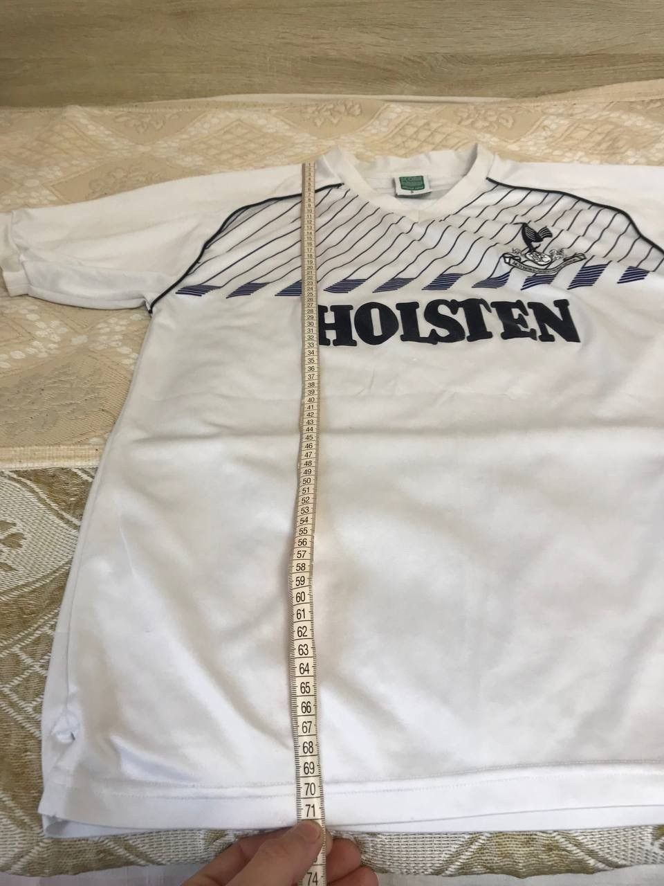 Vintage 🔥 Tottenham Hotspur 1986 1987 Retro Score Draw Jersey Shirt Size US L / EU 52-54 / 3 - 12 Thumbnail