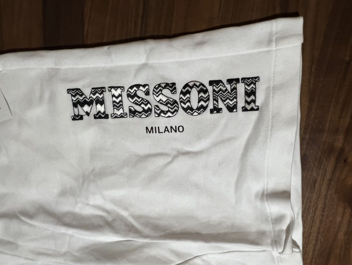 Missoni Missoni Sport Zigzag Bicolor Shorts Cream Milano Designer Size US 34 / EU 50 - 2 Thumbnail