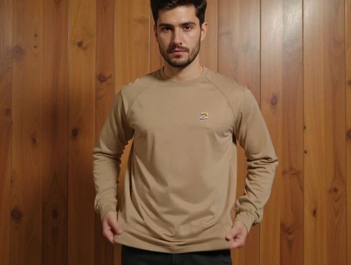 Carhartt Carhartt Men Long Sleeve Shirt Tan Brown Heavyweight Work Size US L / EU 52-54 / 3 - 2 Thumbnail