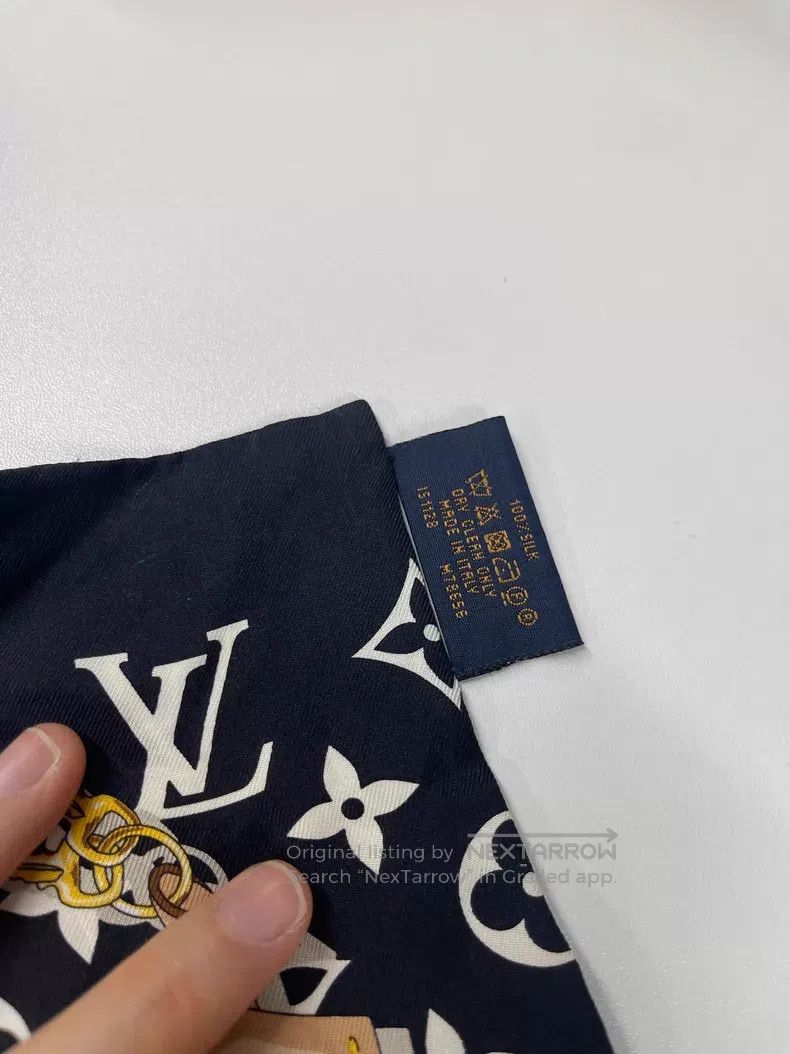 Louis Vuitton Louis Vuitton Monogram Confidential bandeau Silk Scarf Size ONE SIZE - 4 Thumbnail