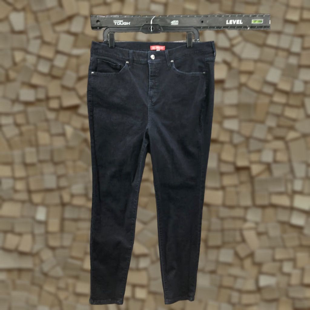 Vintage All Worthy Skinny Jeans 18W Plus Size Womens High Rise Dark Blue Denim Jeans Size 40" / US 18 - 1 Thumbnail