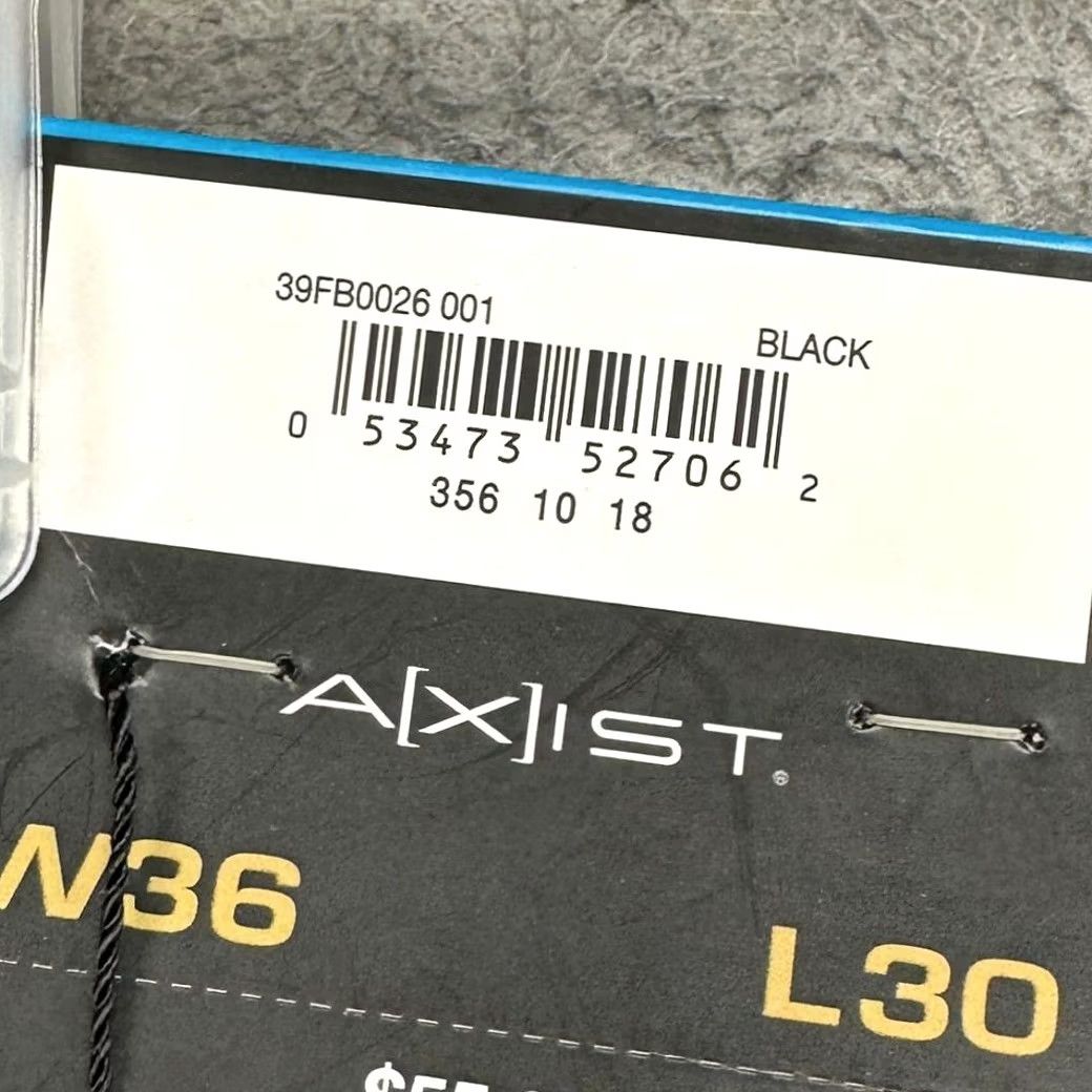 Vintage Axist Dress Pants Mens 36X30 Black Performance Tailored Flat Front Straight NEW Size US 36 / EU 52 - 6 Thumbnail