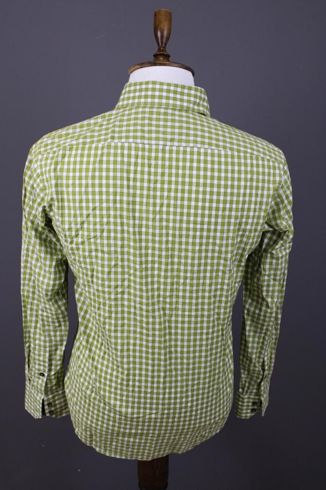 Hugo Boss Hugo Boss Slim Fit Button Down Green Shirt Size 38 / 15 Size US L / EU 52-54 / 3 - 6 Thumbnail