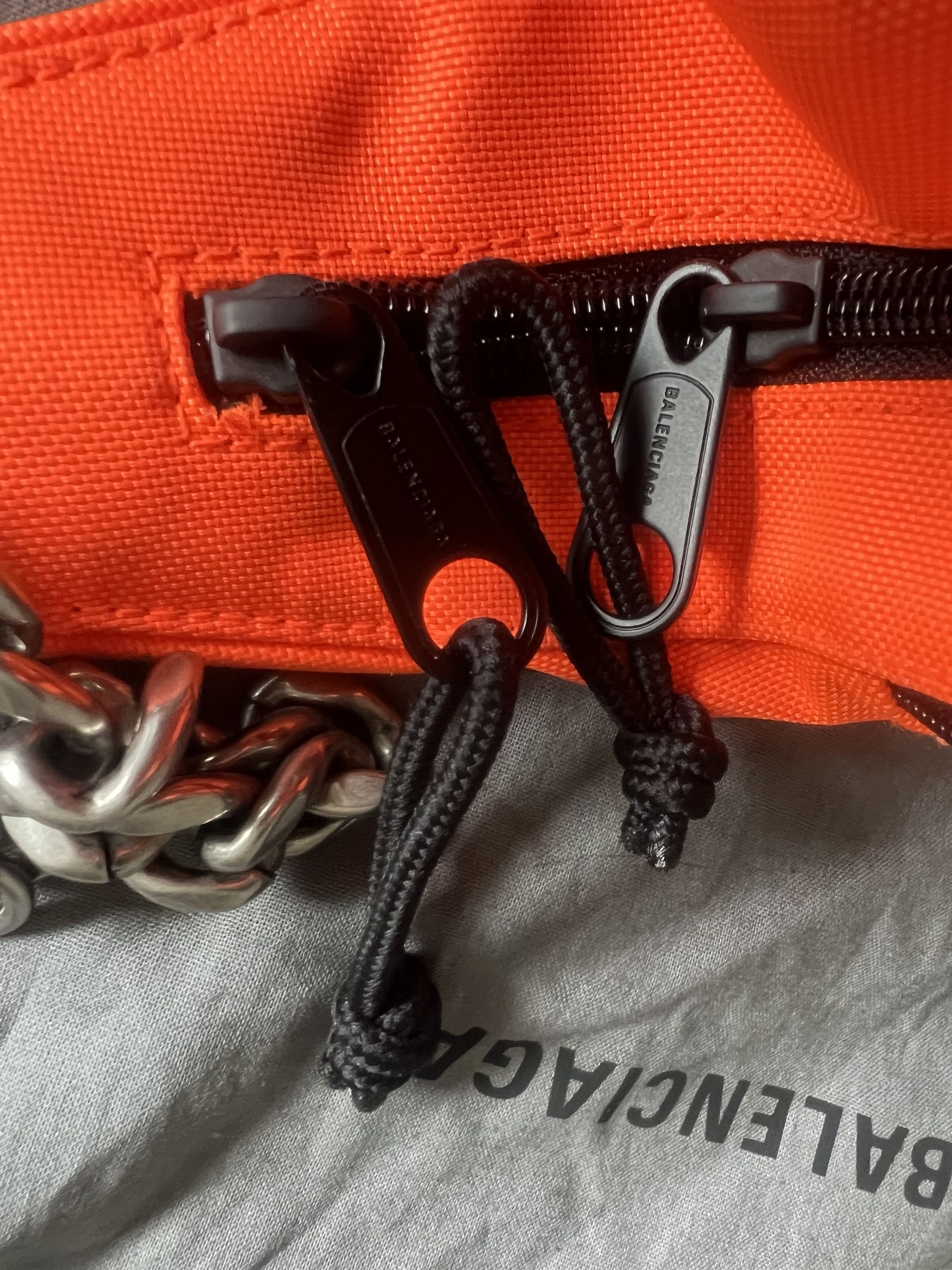 Balenciaga Balenciaga orange raver bag purse handbag with chain Size ONE SIZE - 11 Thumbnail