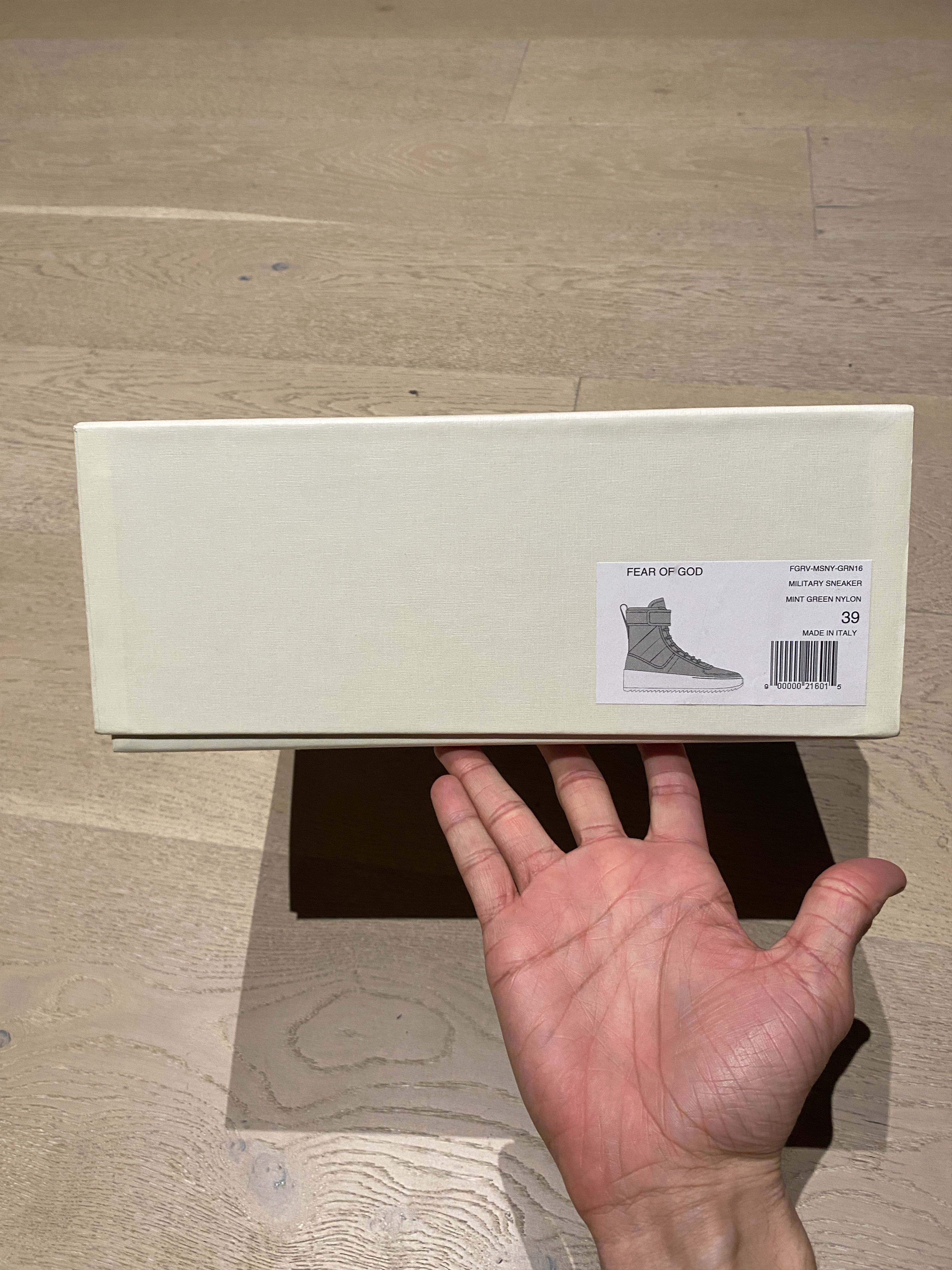 Fear of God $1195 Fear of god Military Sneaker MINT GREEN 40 NIB Size US 7 / EU 40 - 6 Thumbnail