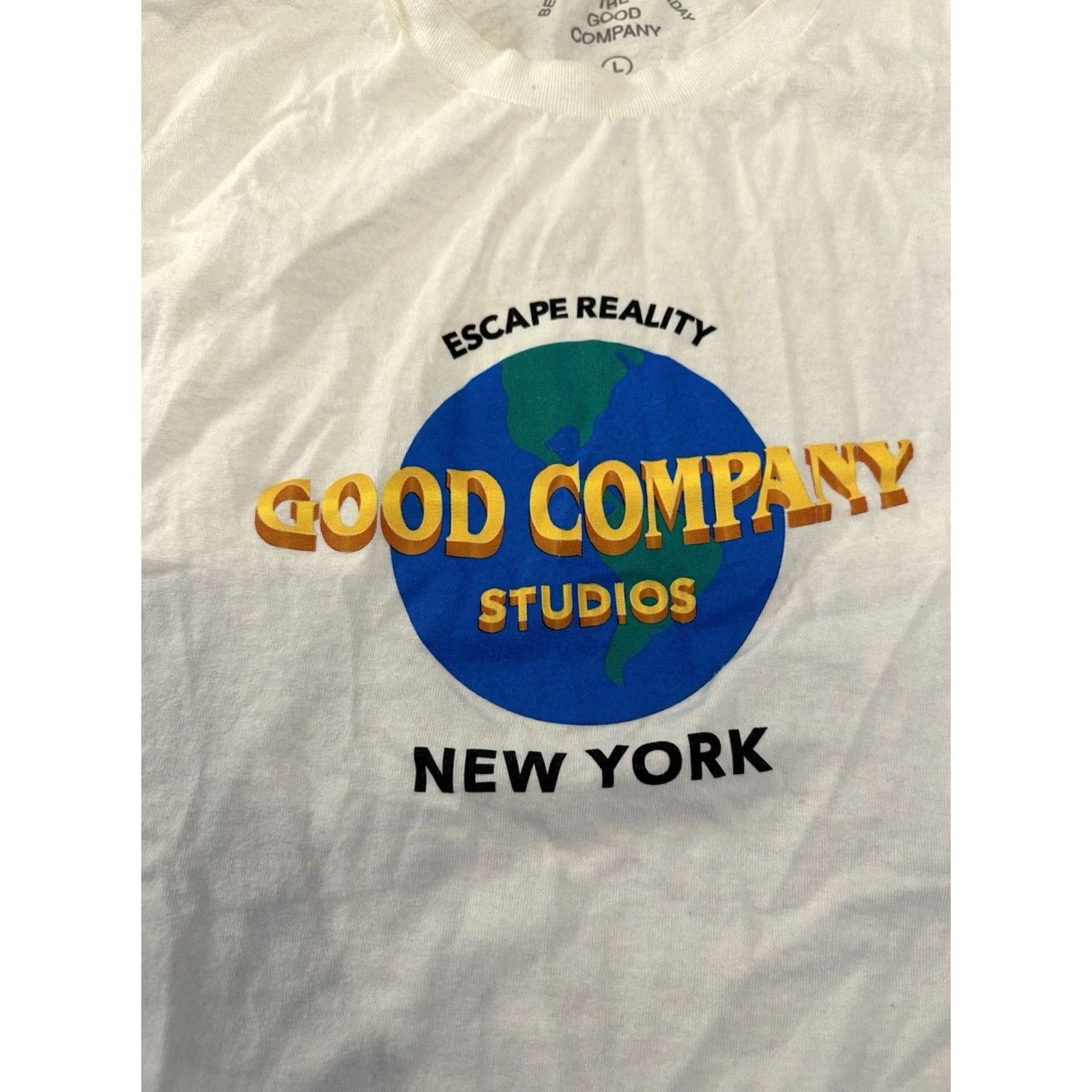 Vintage The Good Company T Shirt Large Universal Studios Spoof White L Men Size US L / EU 52-54 / 3 - 2 Thumbnail