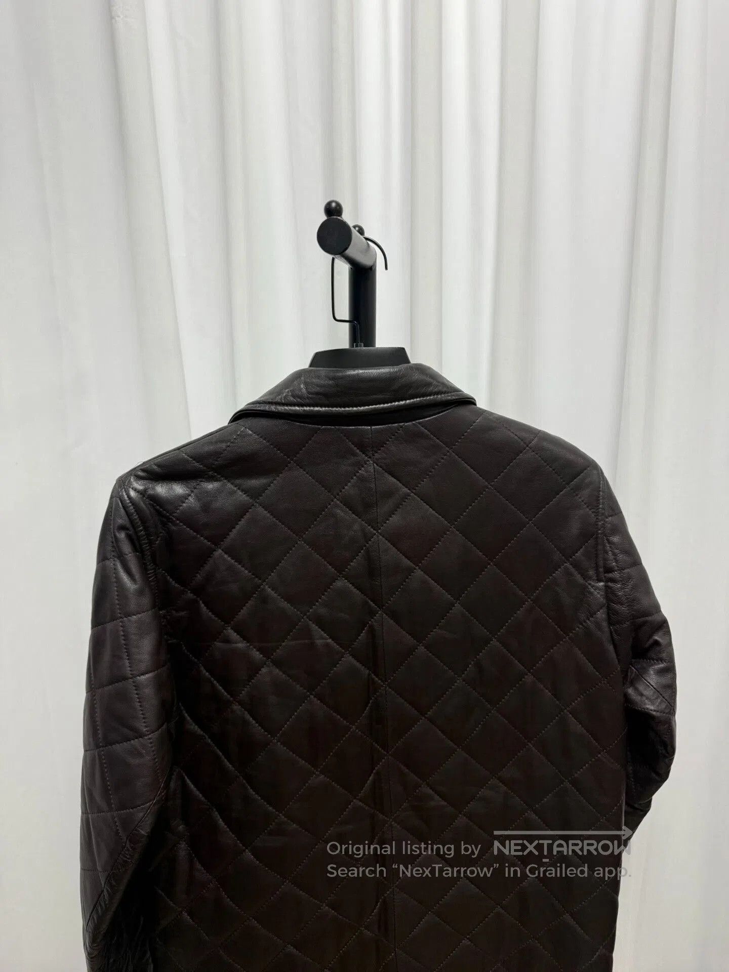 Yohji Yamamoto yohji yamamoto brown quilted leather jacket. Size US L / EU 52-54 / 3 - 6 Thumbnail