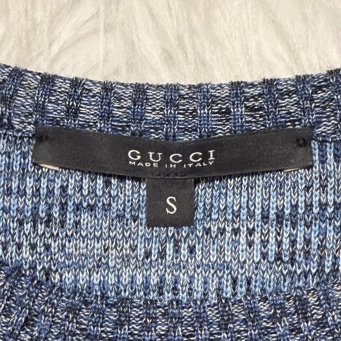 Gucci Genuine Gucci emblem buttons short sleeve knit sweater S Size S / US 4 / IT 40 - 2 Thumbnail