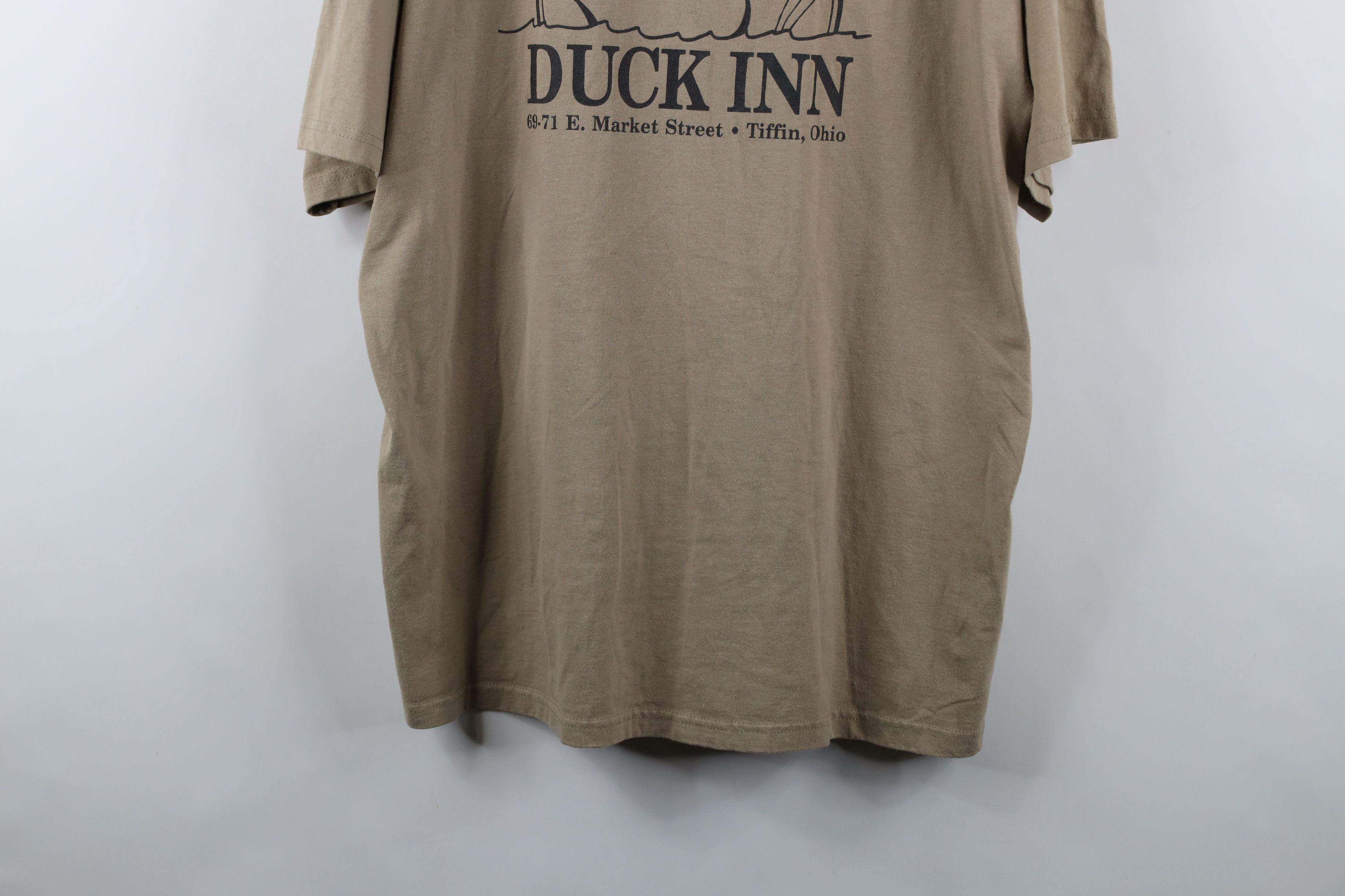 Vintage Vintage 90s Streetwear Spell Duck Inn Tiffin Ohio T-Shirt Size US XL / EU 56 / 4 - 3 Thumbnail