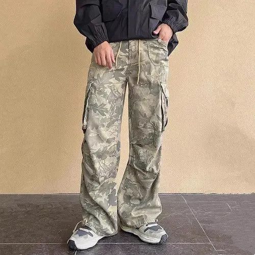 Jean Camouflage Baggy Cargo Jeans Size US 34 / EU 50 - 1 Thumbnail