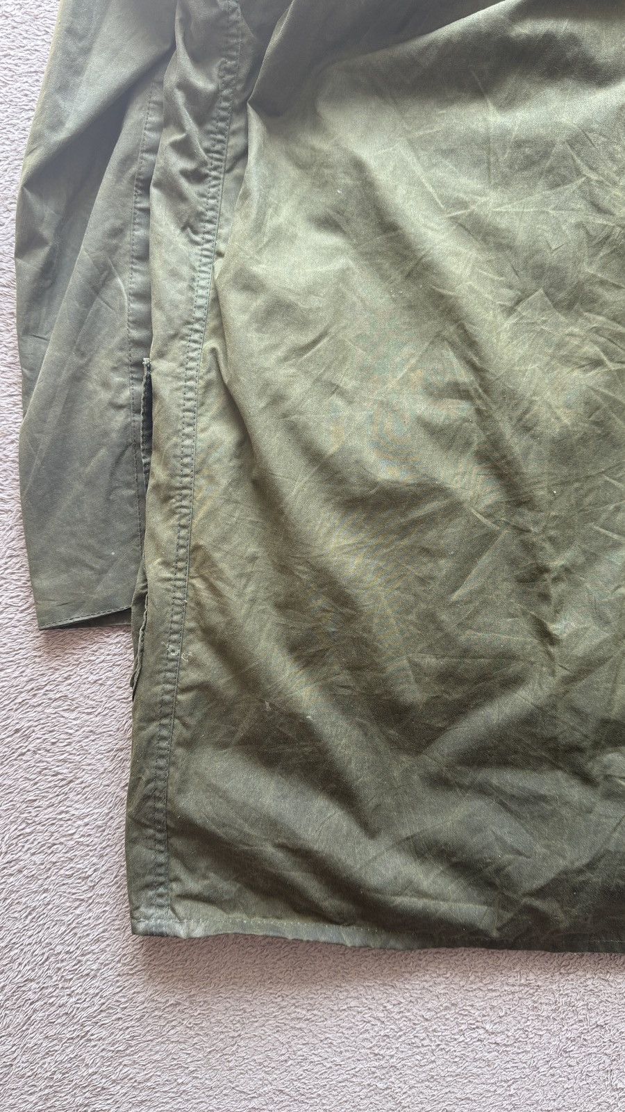 Barbour Vintage Barbour Border Waxed Coat Jacket Made in England Size US S / EU 44-46 / 1 - 7 Thumbnail