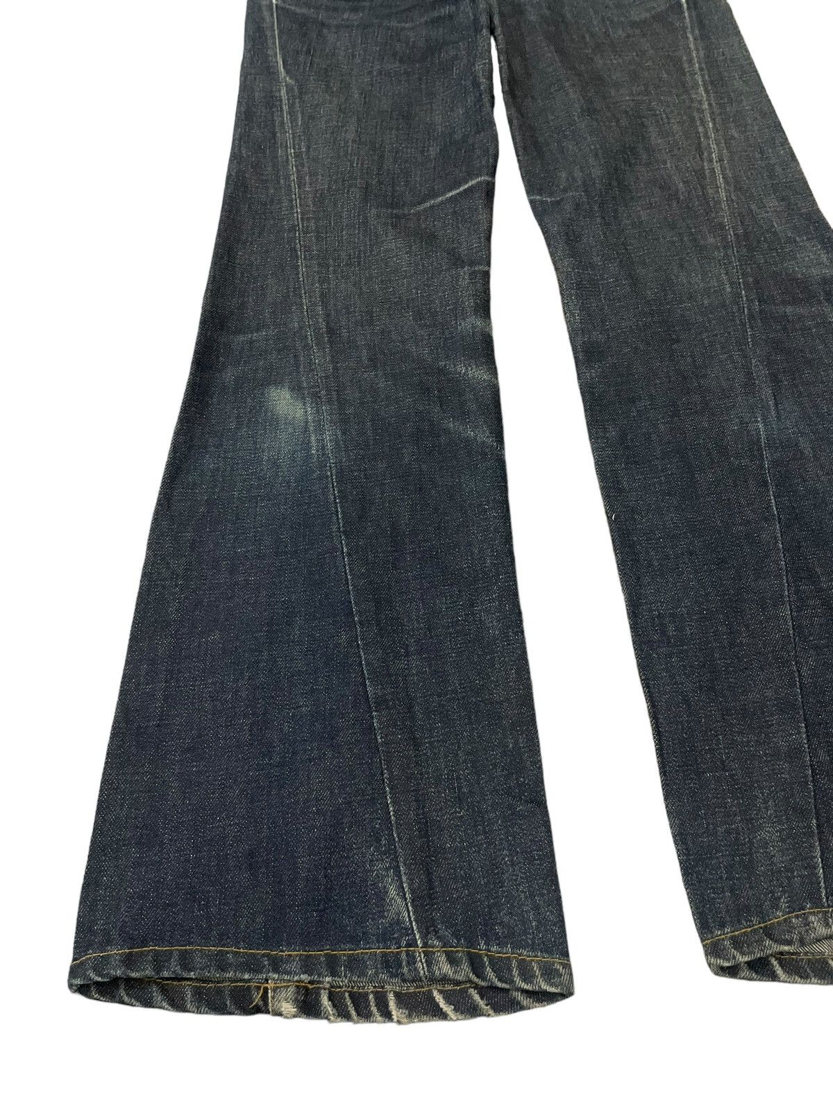 Edwin Vintage Edwin E Function Fade Wash Twisted Style Flare Jeans Size US 29 - 5 Thumbnail