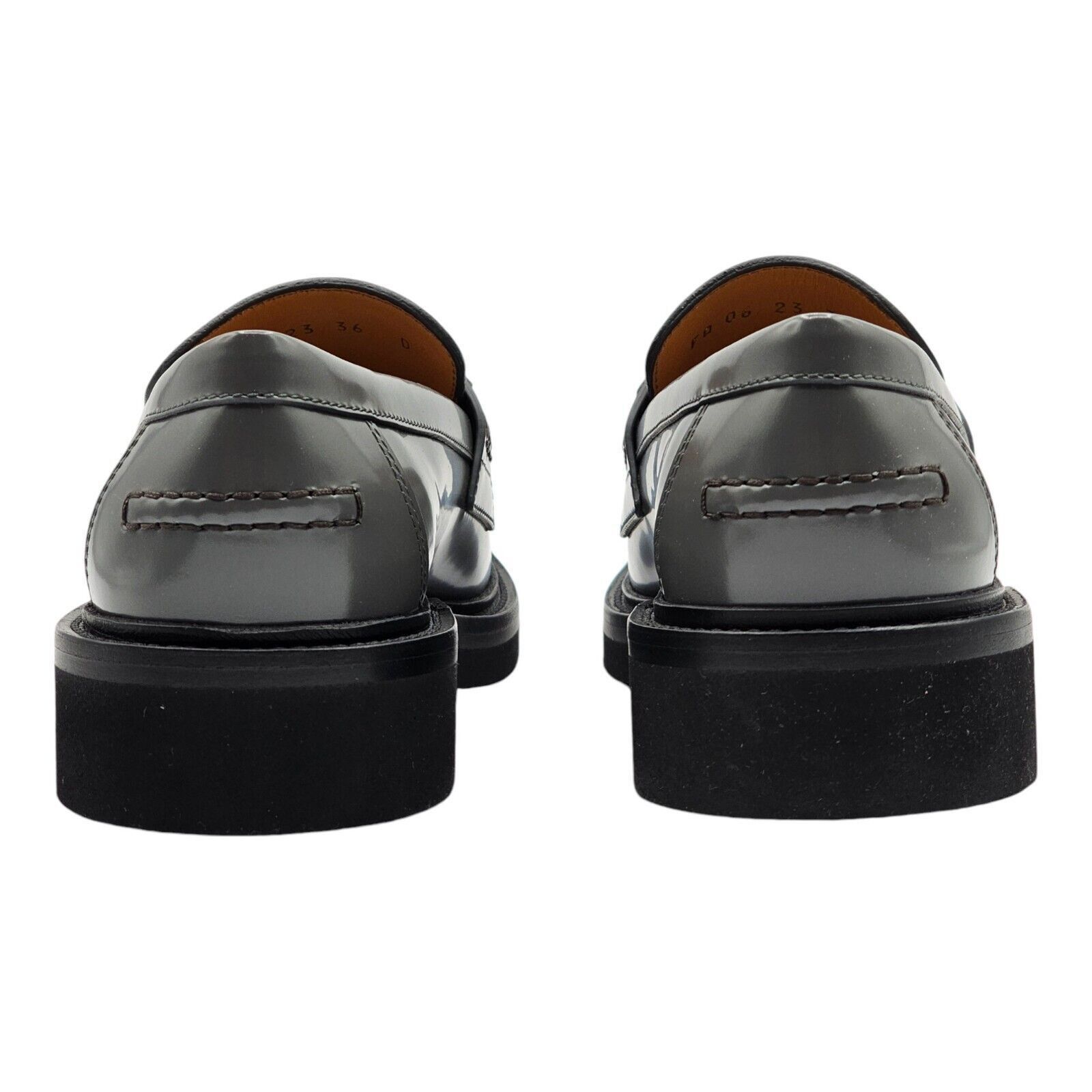 Dior Dior Boy Loafers Shoes - Brushed Leather - Gray - 36 $1120 Size US 6 / IT 36 - 5 Thumbnail