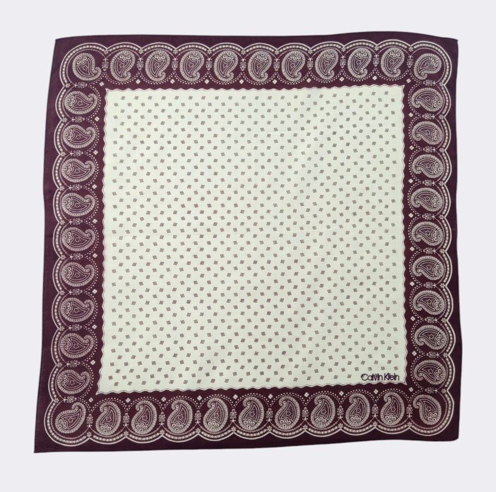 Calvin Klein Vintage Calvin Klein Handkerchief Neckerchief Bandana H346I Size ONE SIZE - 2 Thumbnail