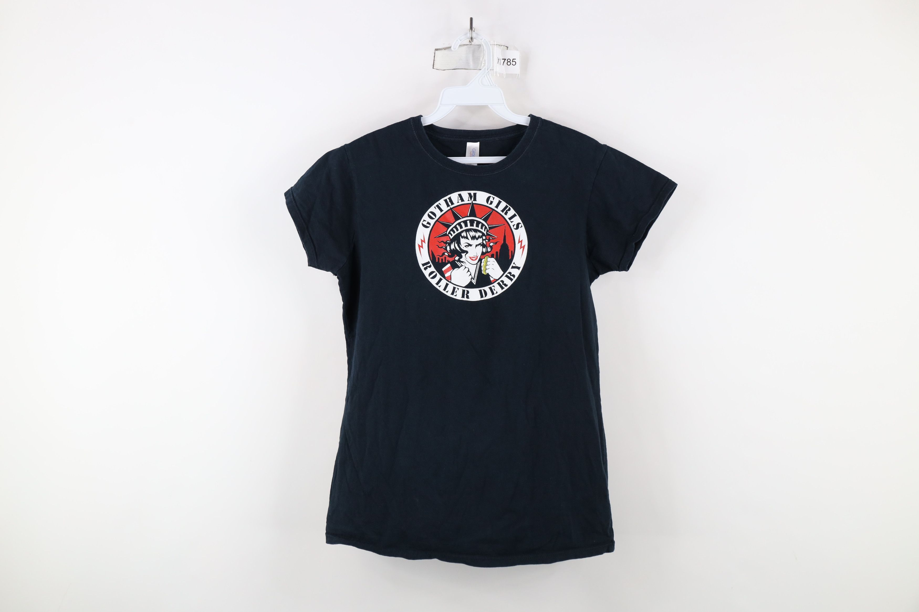 Vintage Vintage Y2K Gotham Girls Roller Derby Short Sleeve T-Shirt Size L / US 10 / IT 46 - 1 Thumbnail