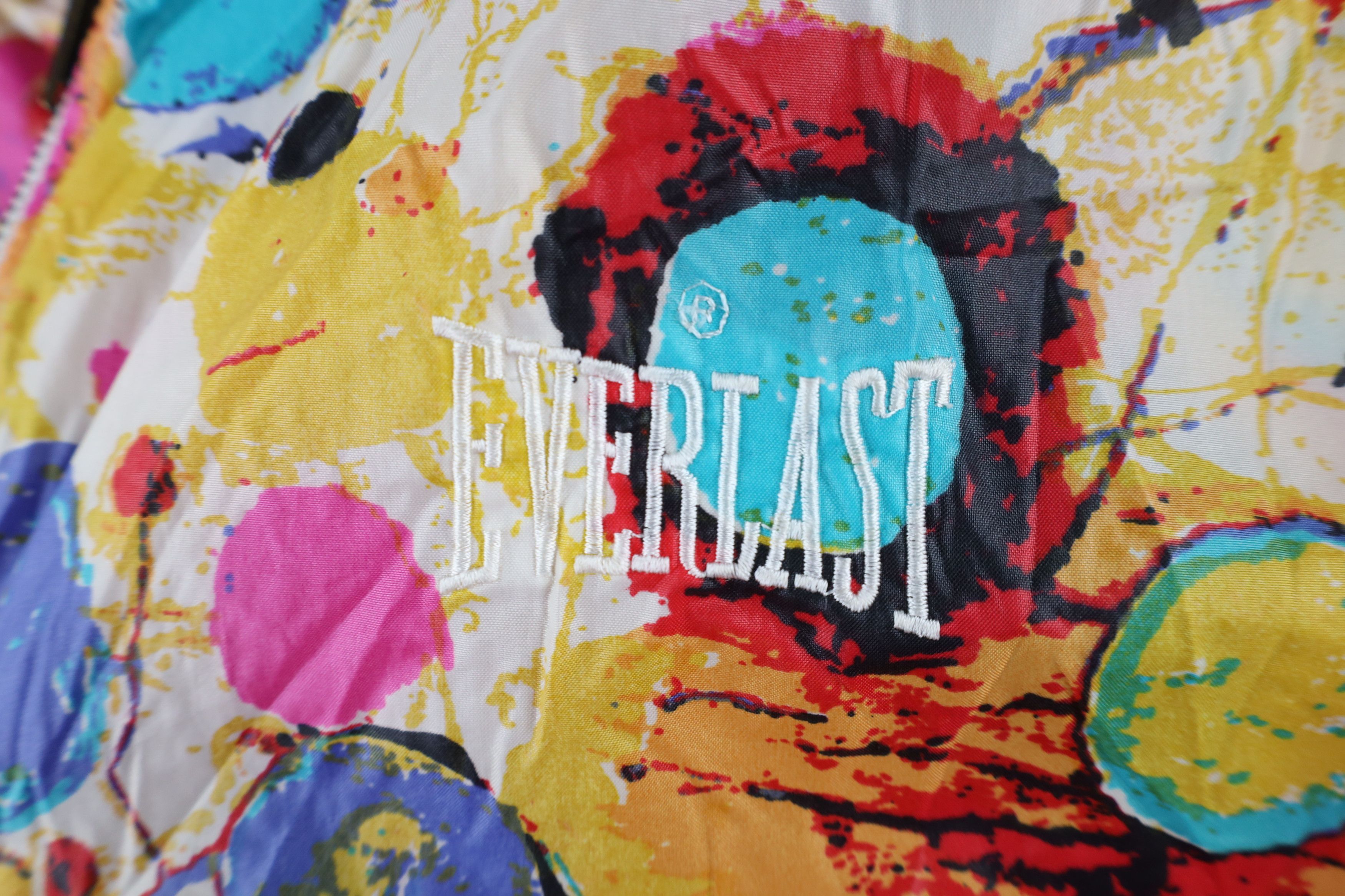 Everlast × Vintage Vintage 90s Everlast Abstract Rainbow Windbreaker Jacket Size M / US 6-8 / IT 42-44 - 4 Thumbnail