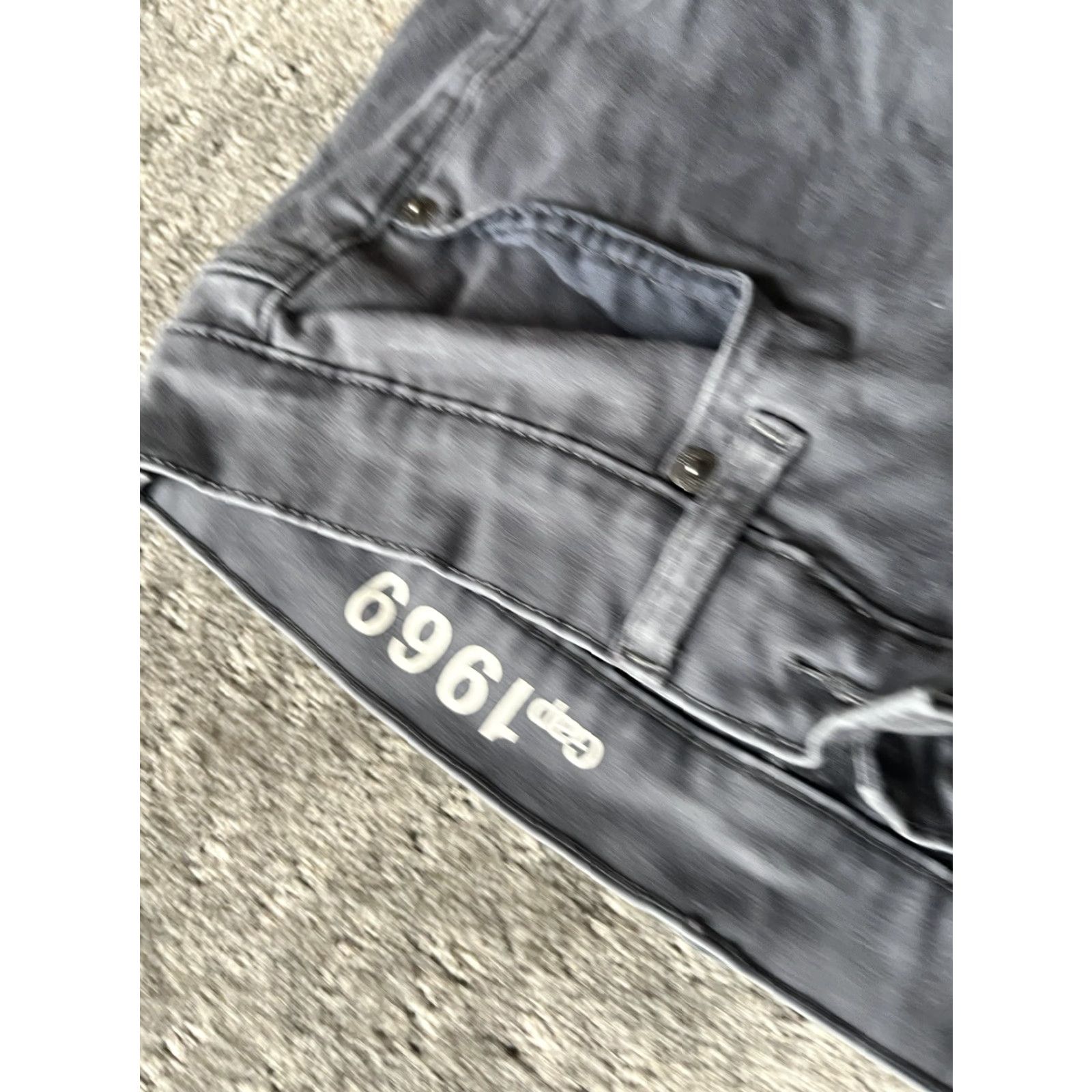 Gap VINTAGE Gap Women's Skinny Jeans High Rise Size 30 Gray Denim Cotton Blend Slim Fit Size 30" / US 8 / IT 44 - 6 Thumbnail