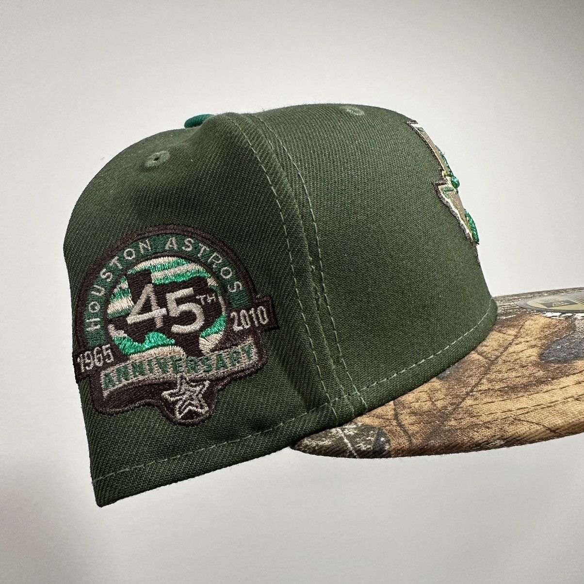 New Era Houston ASTROS Green Realtree TOPPERZSTORE 7 3/8 Size ONE SIZE - 2 Thumbnail