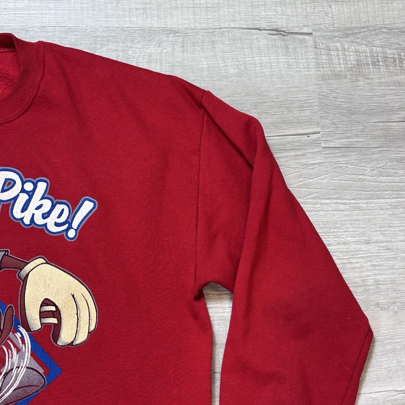 Jerzees VTG Philadelphia Phillies Taz Down The Pike Sweatshirt 1992 Size US XL / EU 56 / 4 - 4 Thumbnail