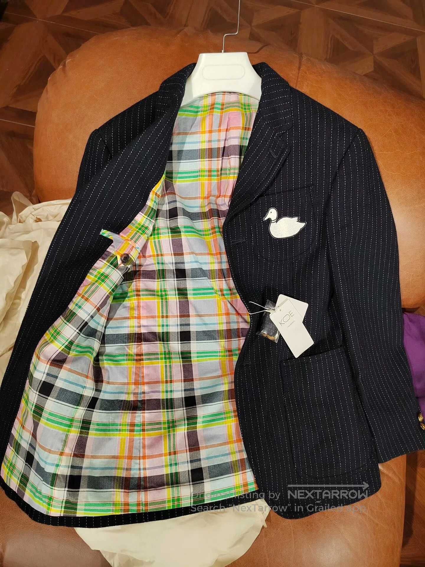 Thom Browne KOE THOM BROWNE Striped Suit Jacket. Size US S / EU 44-46 / 1 - 2 Thumbnail