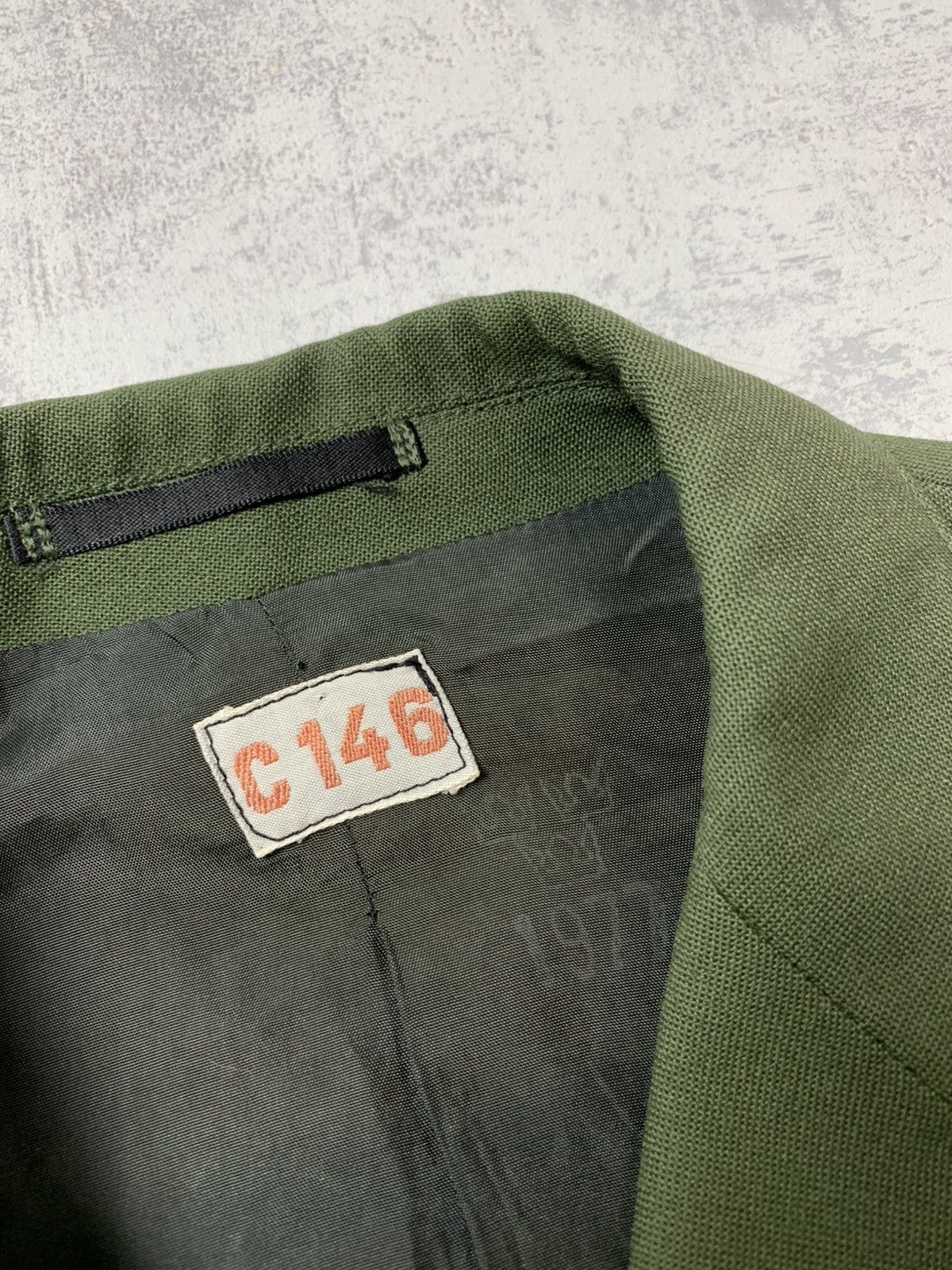 Vintage 80s Cropped Swedish Army Jacket Boxy Vintage Y2K Size US M / EU 48-50 / 2 - 6 Thumbnail