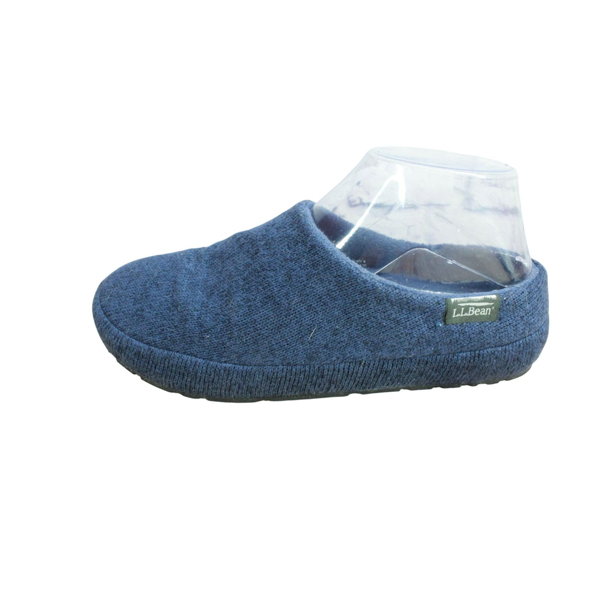 L.L. Bean LL Bean Women’s Knit Fleece Slippers Blue Size 6 M Size US 6 / IT 36 - 1 Thumbnail