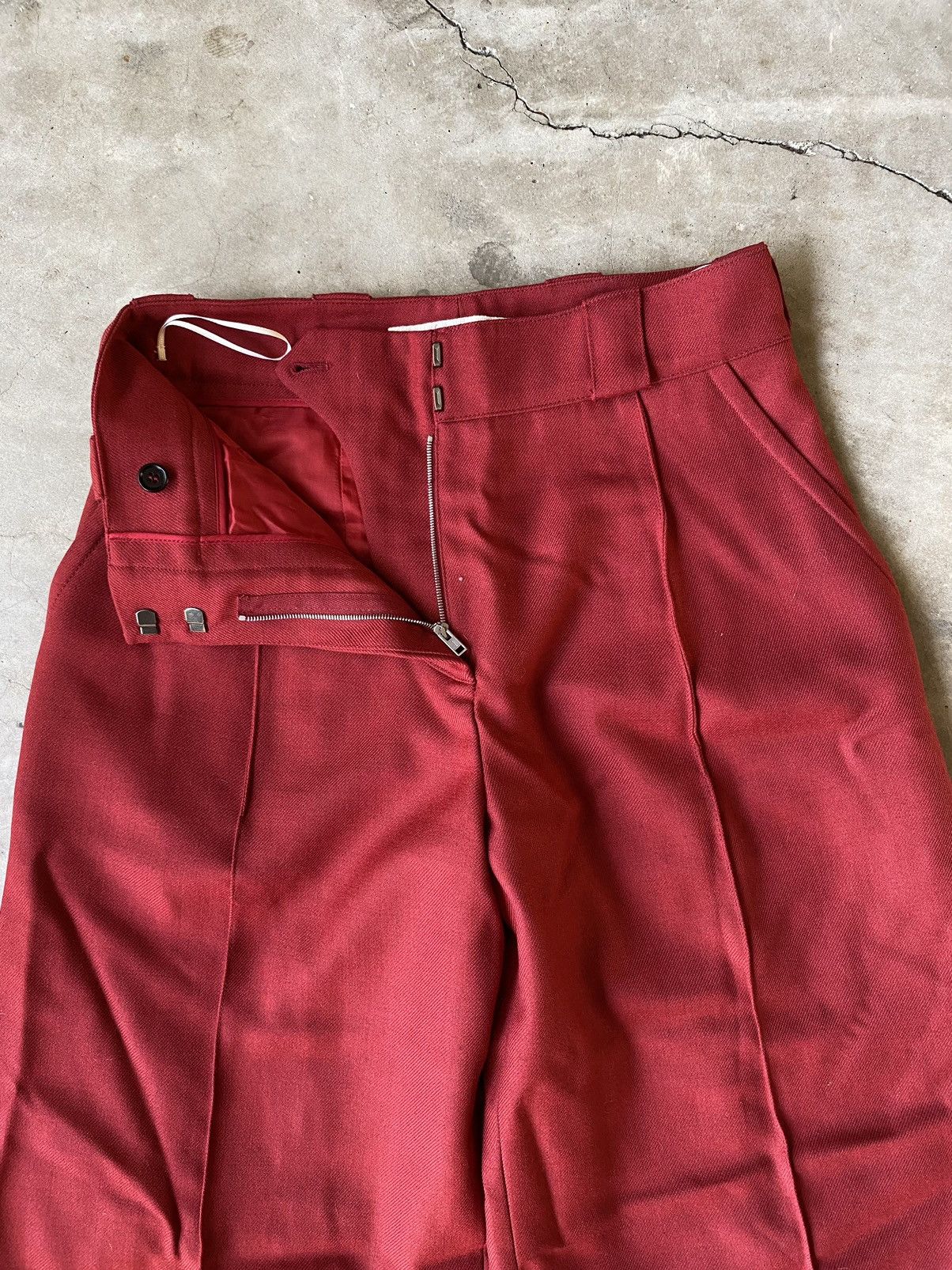 Marni Marni High Waisted Wide Leg Wool Trousers 28/32 Size 28" / US 6 / IT 42 - 5 Thumbnail