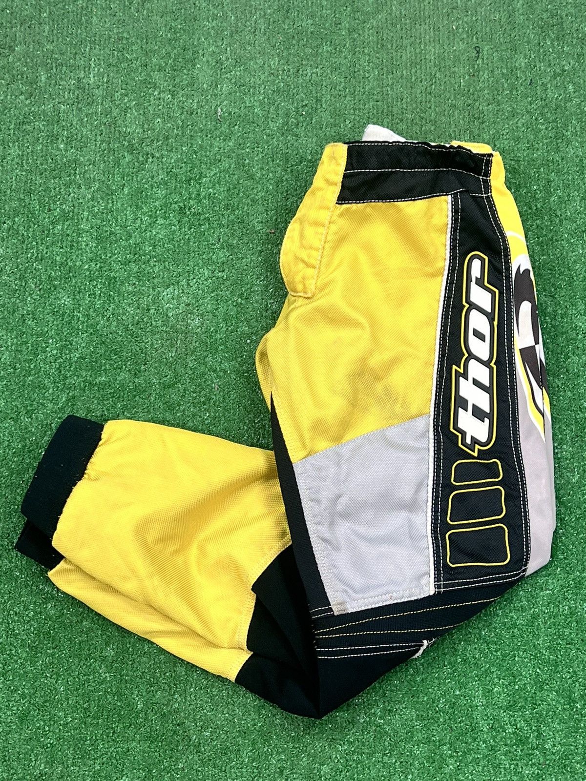 Vintage Vintage 90s Thor Racing Kenytex Kevlar Motocross Pants Size US 26 / EU 42 - 1 Thumbnail