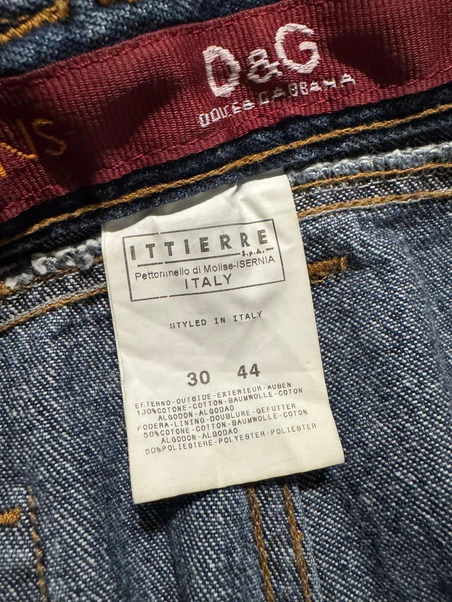 Dolce & Gabbana AW2003 Dolce & Gabbana Flared Trompe Loeil Jeans Size 26" / US 2 / IT 38 - 8 Thumbnail
