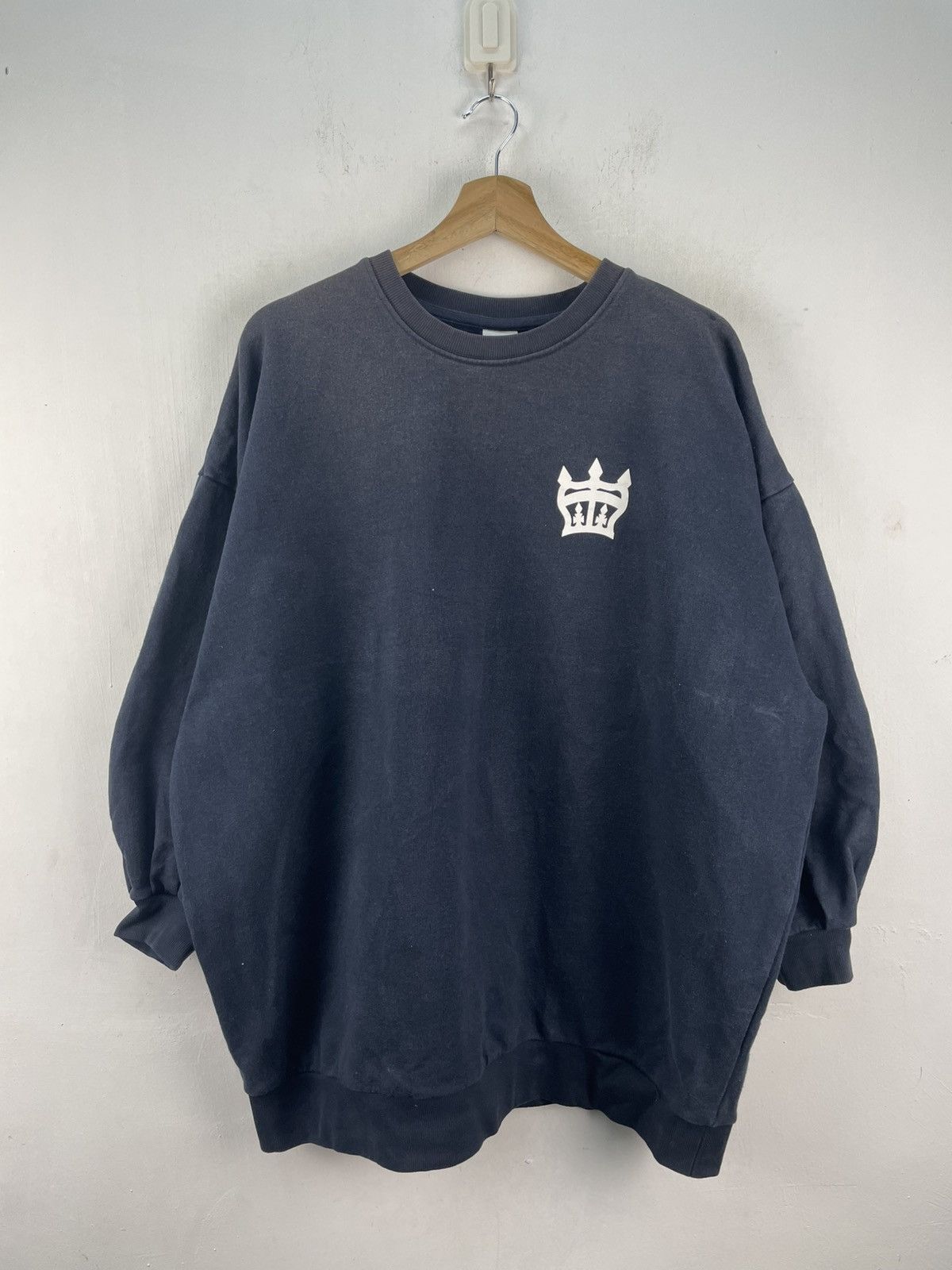 Japanese Brand Vintage Rodeo Crown Sweatshirt Spellout Embroidery Sunfaded Size US XXL / EU 58 / 5 - 6 Thumbnail
