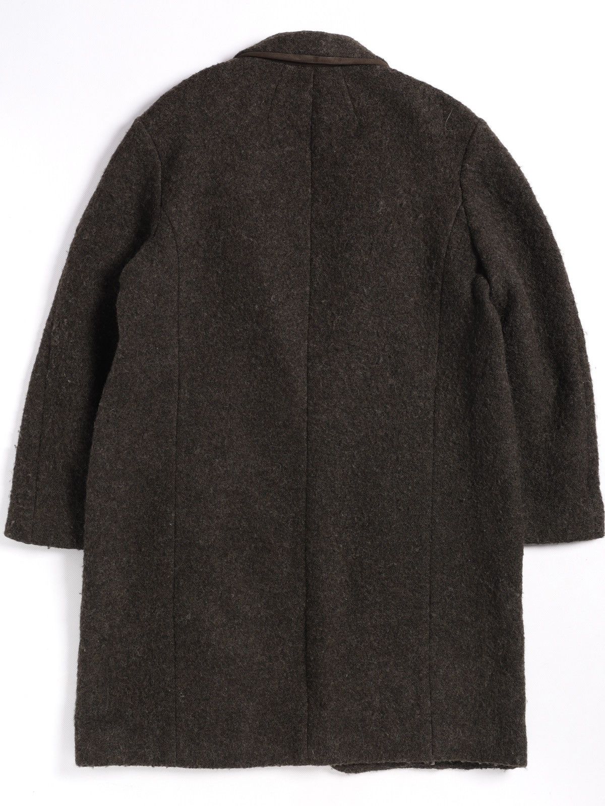Etro Etro Milano Lana Wool Long Coat Brown Khaki Olive Jacket Size US M / EU 48-50 / 2 - 2 Thumbnail