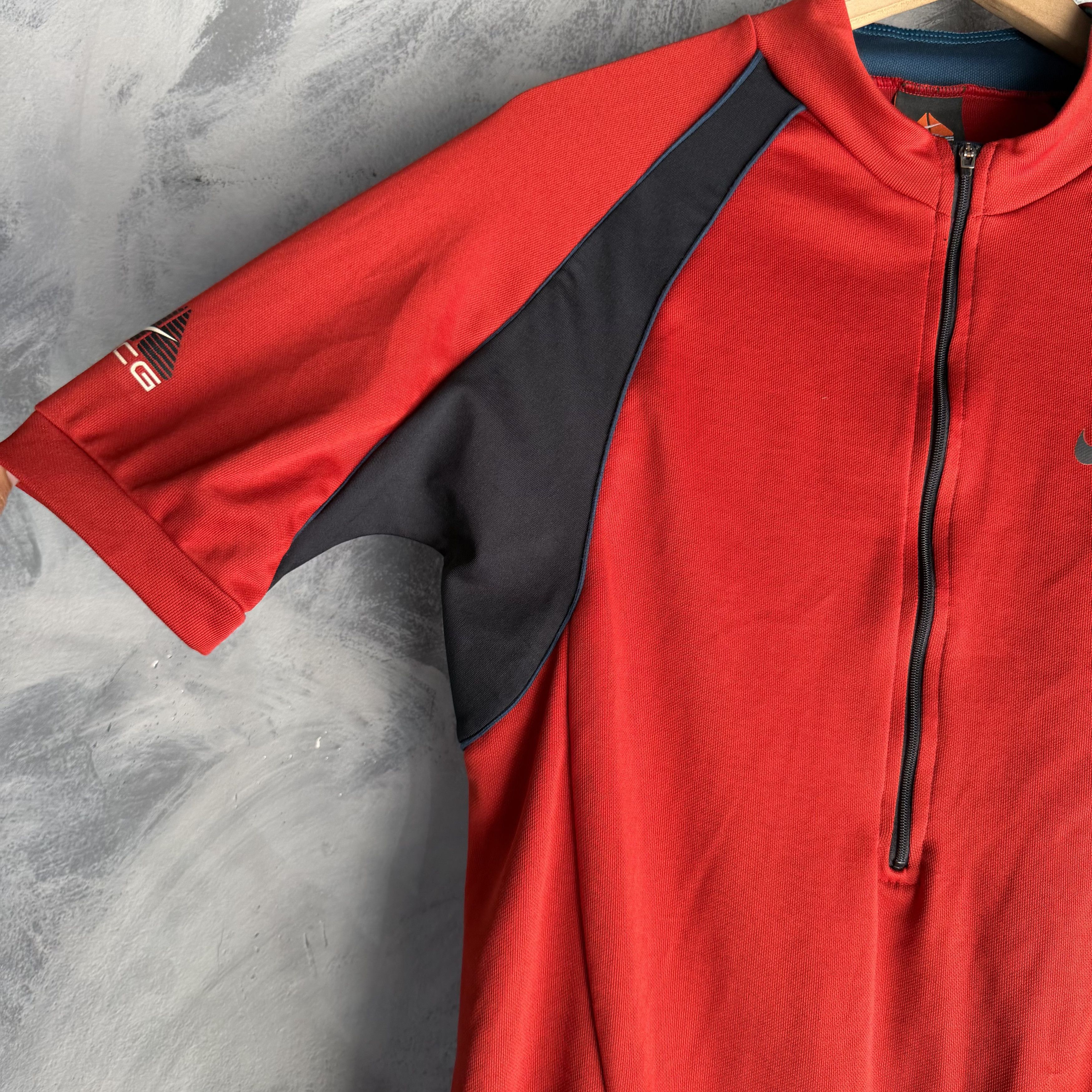 Nike ACG Vtg Nike ACG Cycling Jersey Men Red 1/2 Zip E Fit 3 Pocket Size US S / EU 44-46 / 1 - 3 Thumbnail