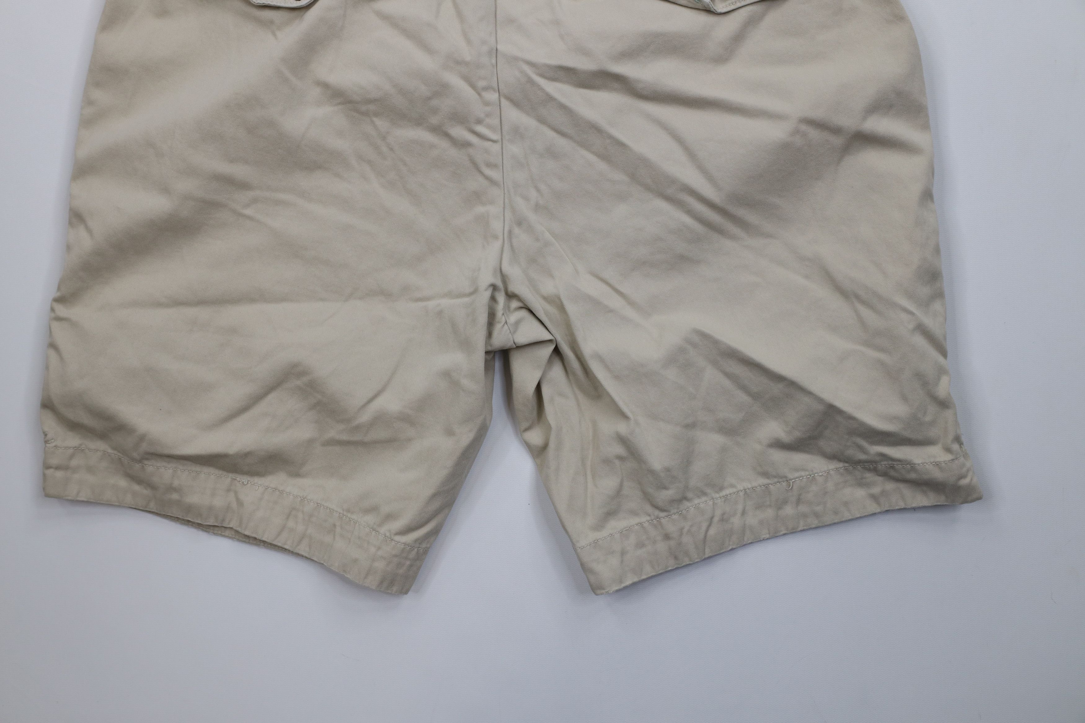 Ralph Lauren Vintage 90s Ralph Lauren Fit Heavyweight Shorts Beige Size US 38 / EU 54 - 12 Thumbnail